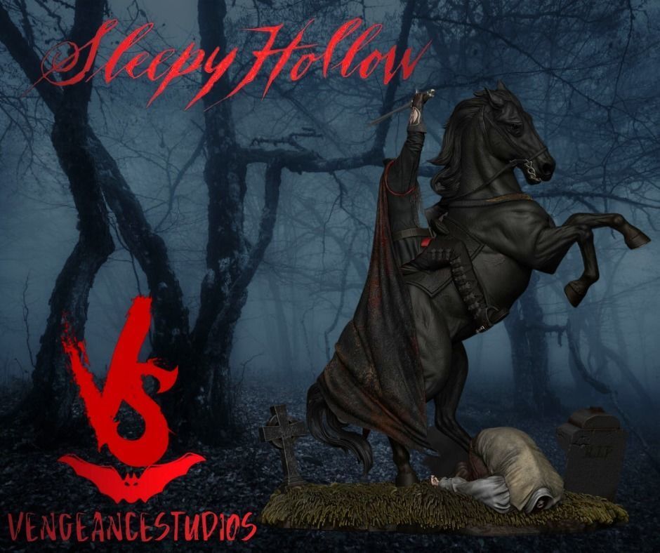 The Headless Horseman from Sleepy Hollow 3D print model_10