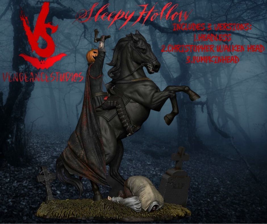 The Headless Horseman from Sleepy Hollow 3D print model_13