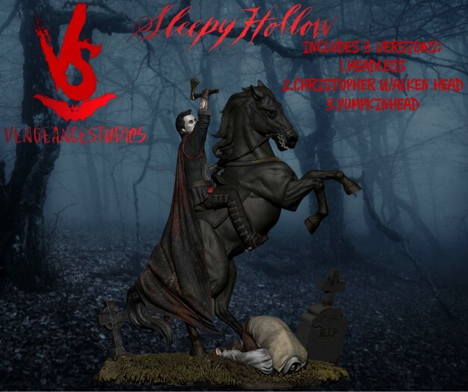 The Headless Horseman from Sleepy Hollow 3D print model_12