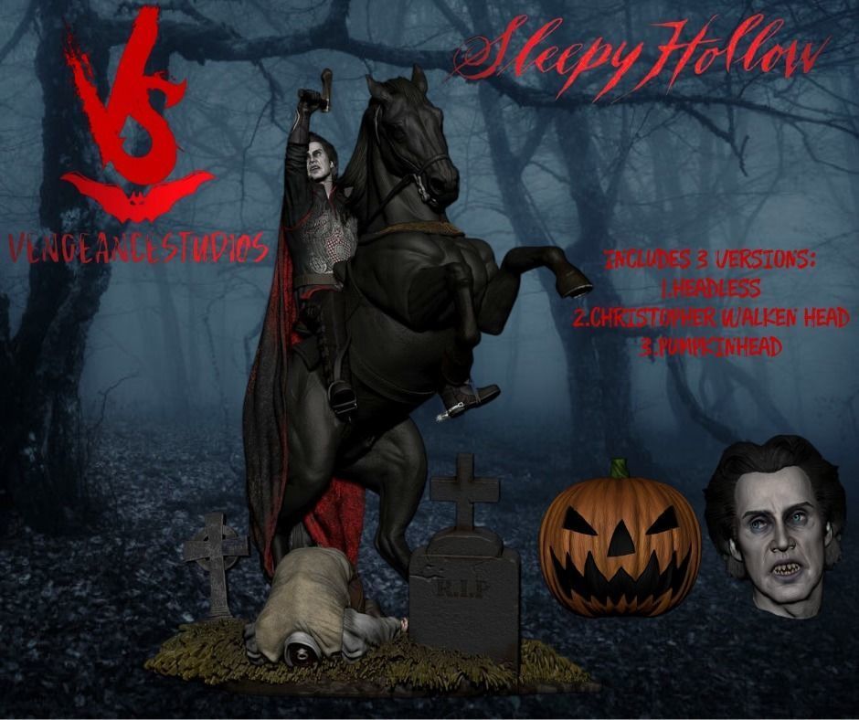 The Headless Horseman from Sleepy Hollow 3D print model_8