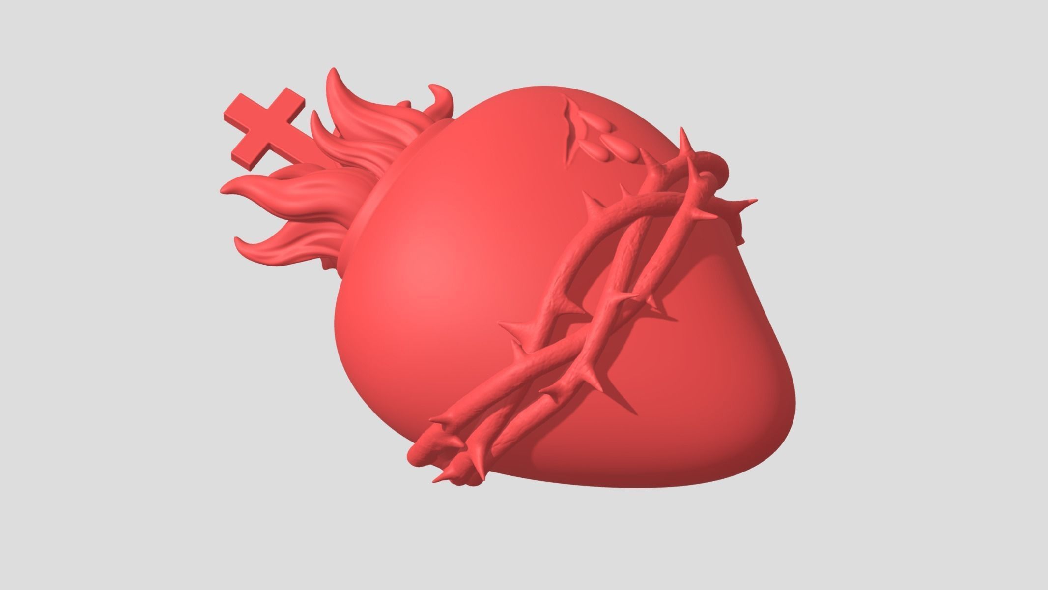 3 Sacred Hearts Collection 3D print model_7