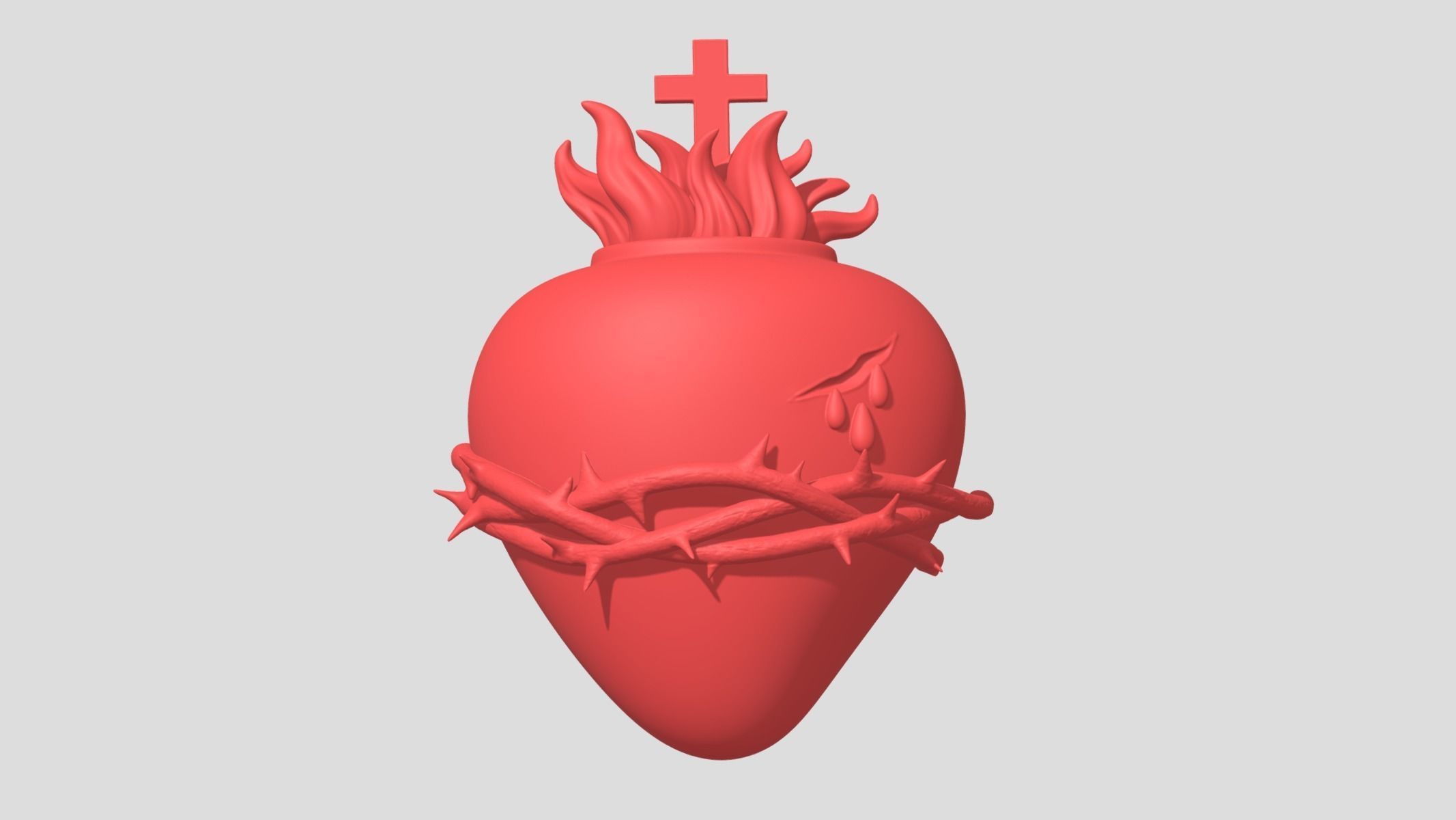 3 Sacred Hearts Collection 3D print model_9