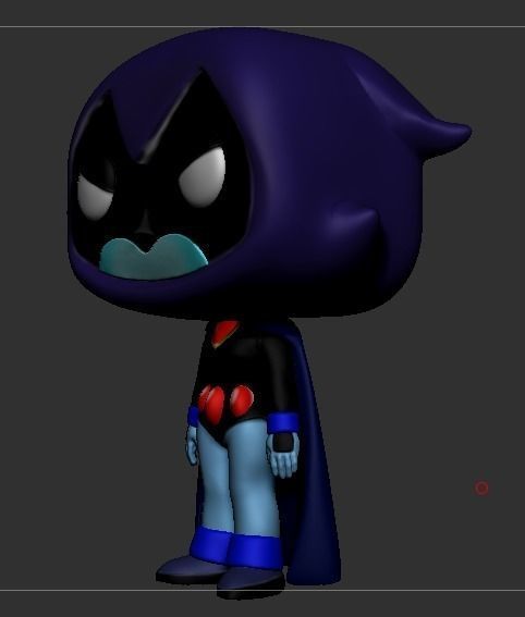 stl ravena impressao 3D 3D print model_2