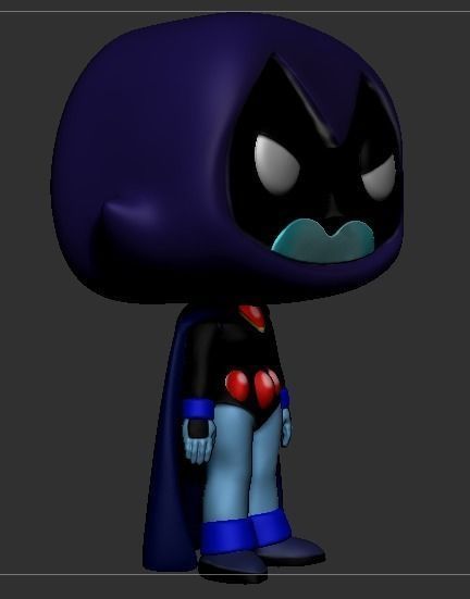 stl ravena impressao 3D 3D print model_3