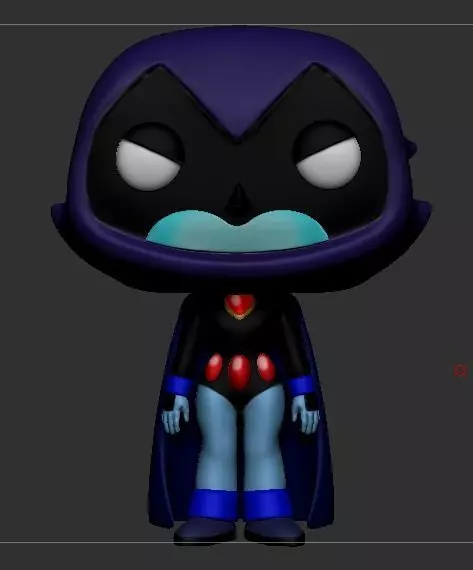 stl ravena impressao 3D 3D print model_0