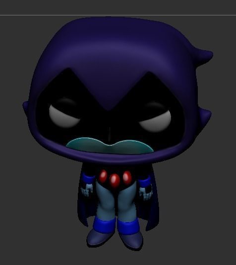 stl ravena impressao 3D 3D print model_4