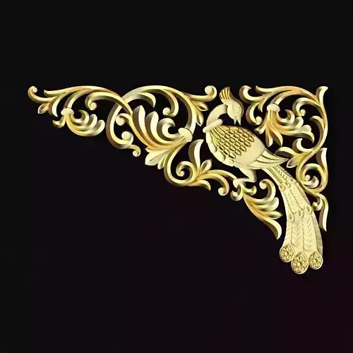 Central decor ornament for furniture