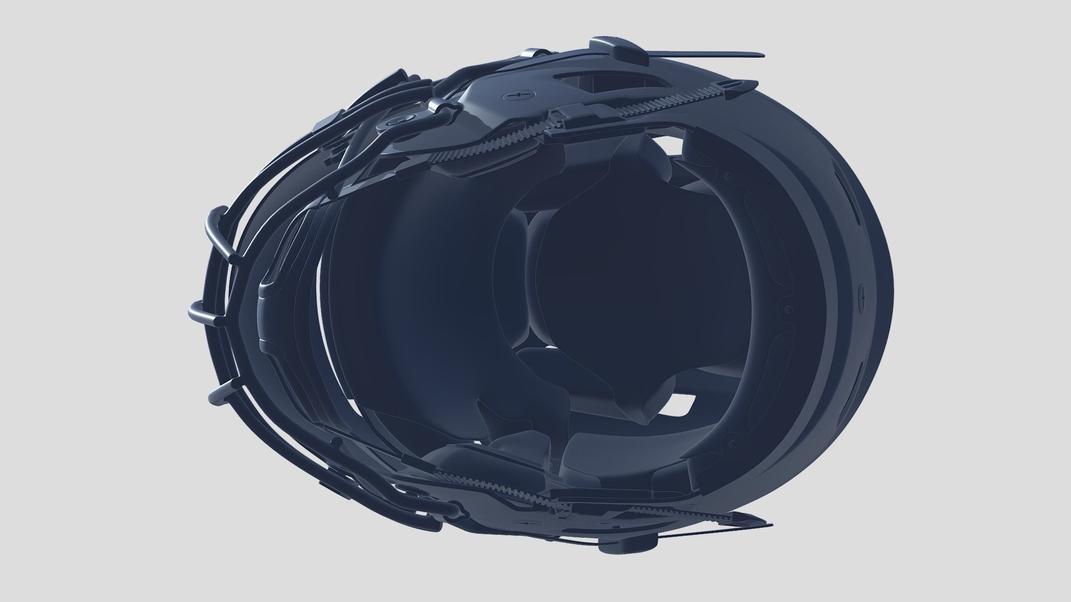 Football Helmet 3D print model_6