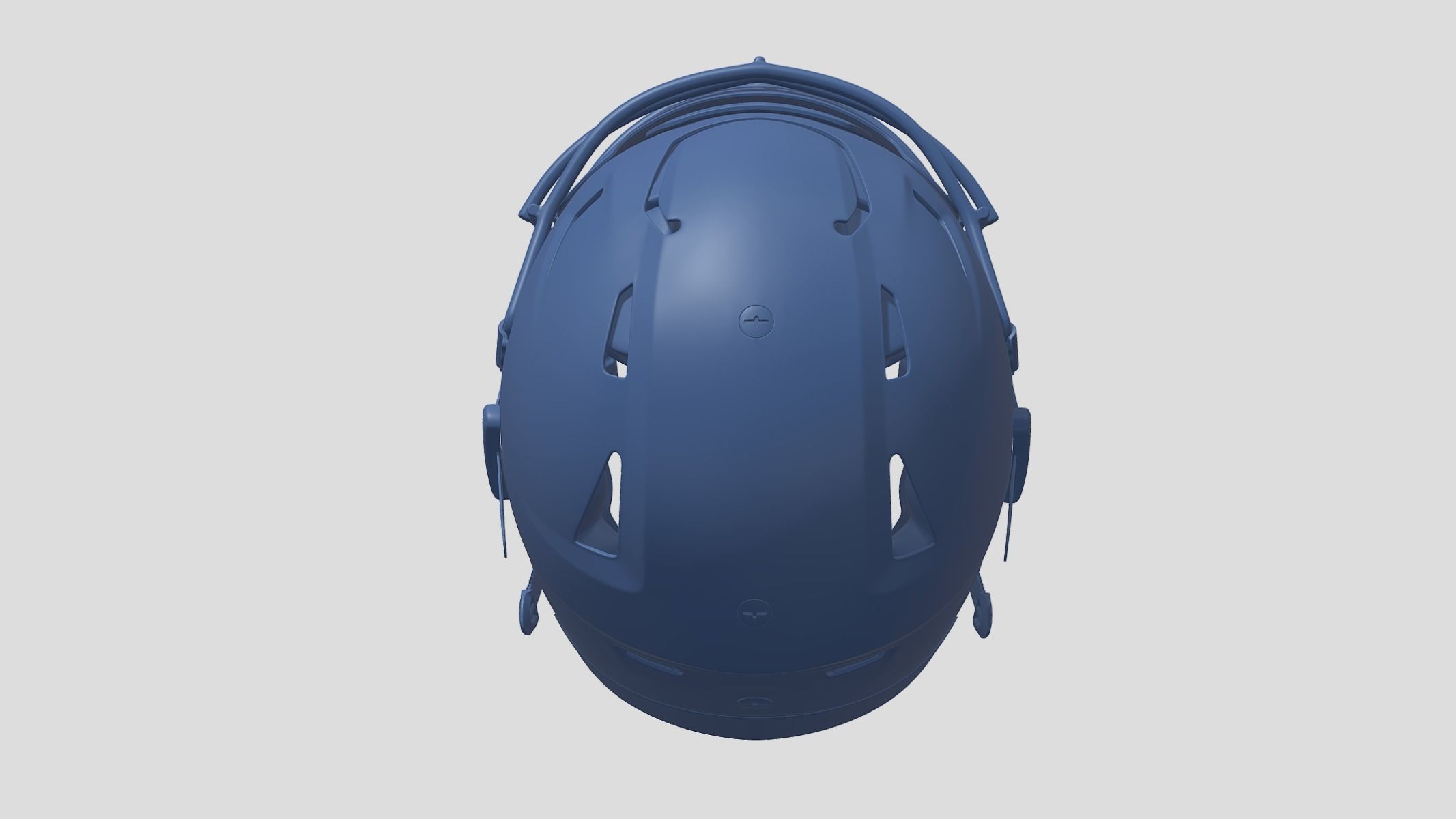 Football Helmet 3D print model_5