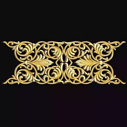 Central decor ornament for furniture