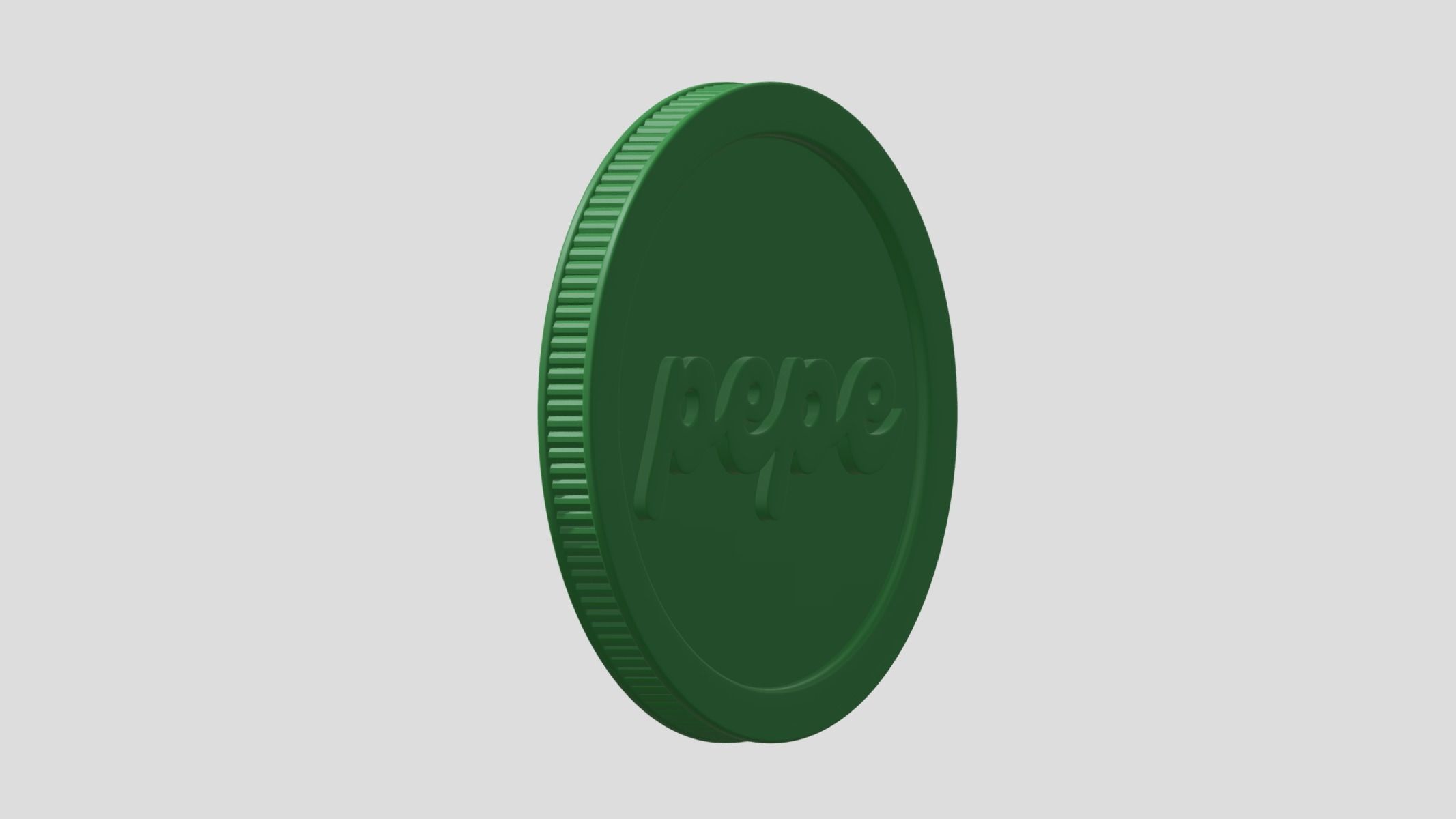 Pepe Coin 3D print model_4