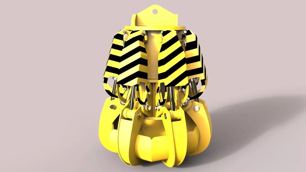 hydraulic-clamshell-grab 3D model_0