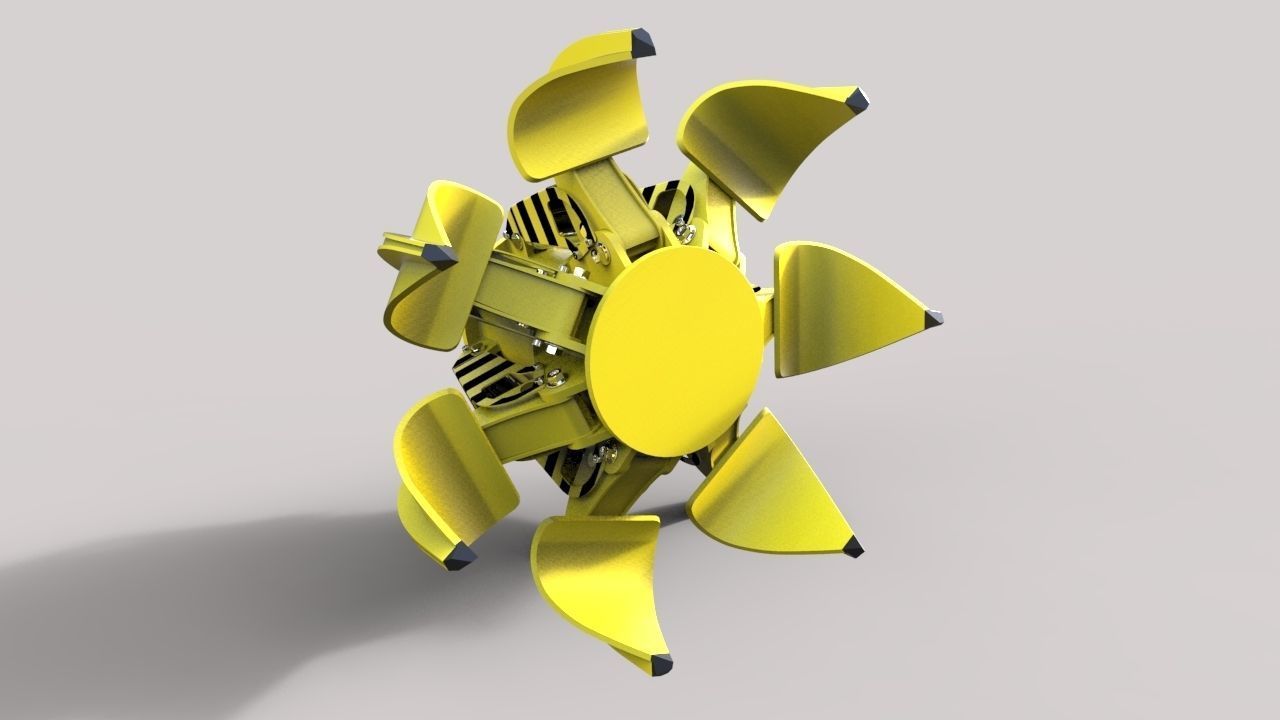 hydraulic-clamshell-grab 3D model_3