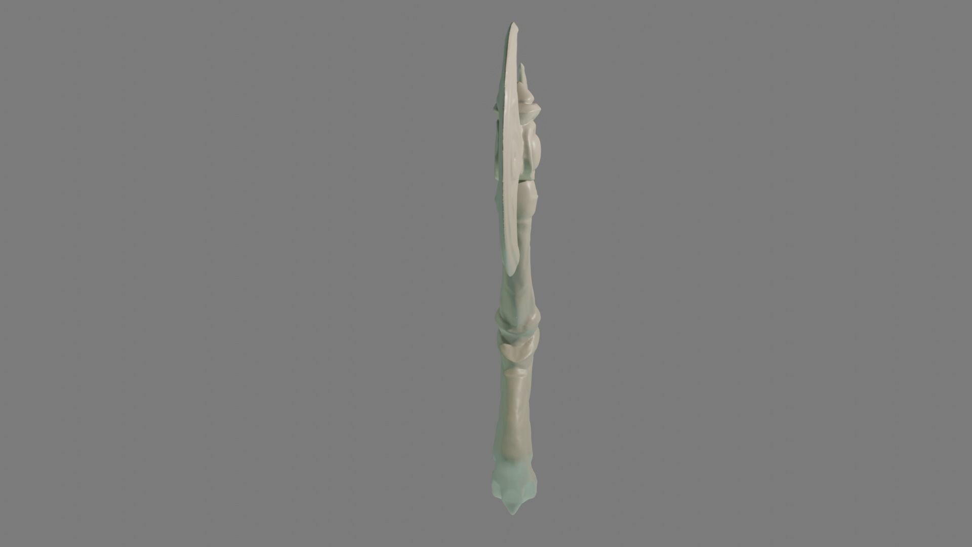 3d printable axe stylized  3D print model_26