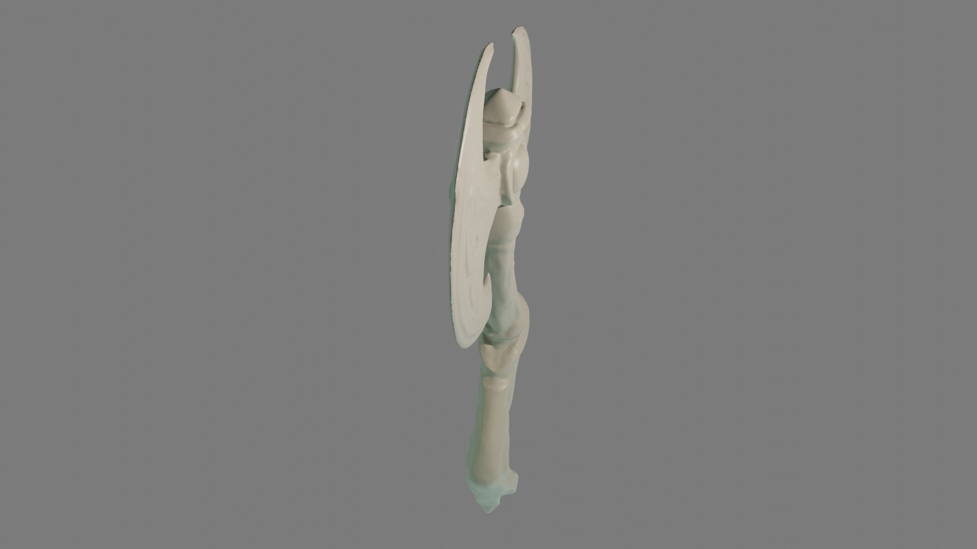 3d printable axe stylized  3D print model_8