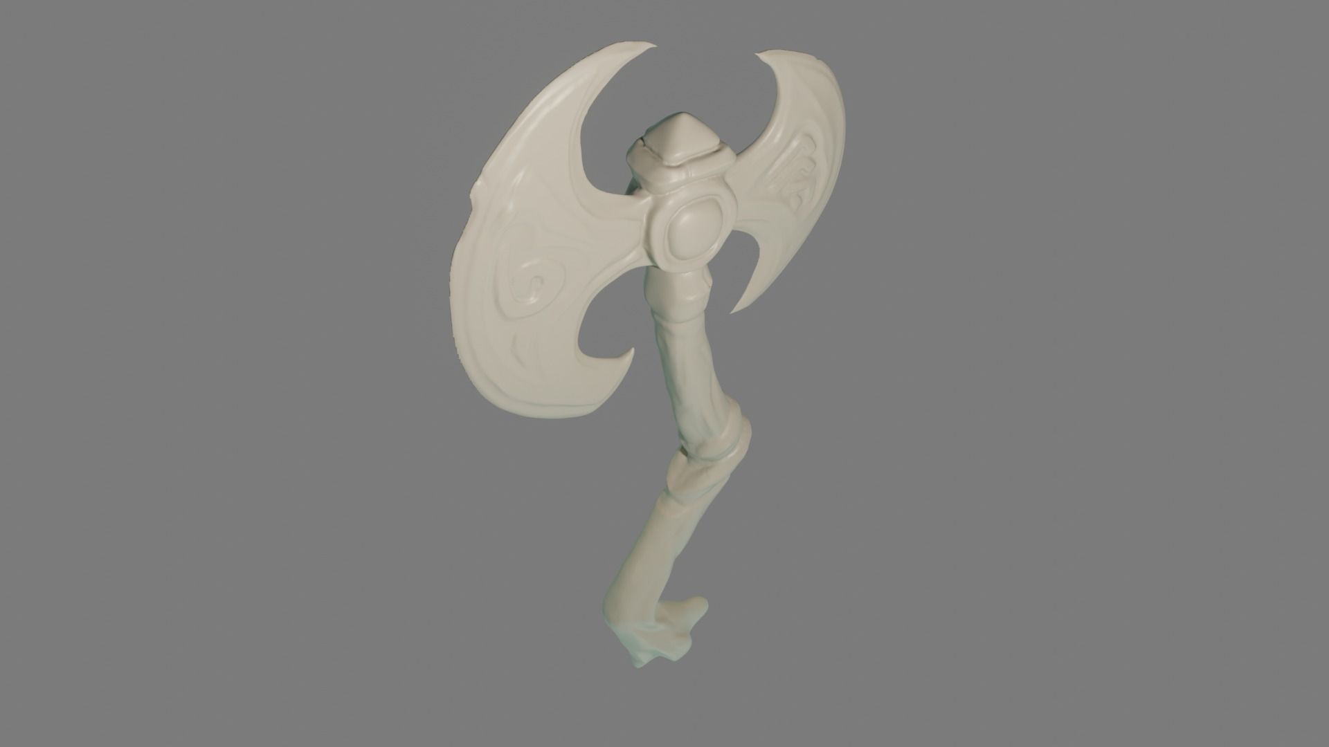 3d printable axe stylized  3D print model_7