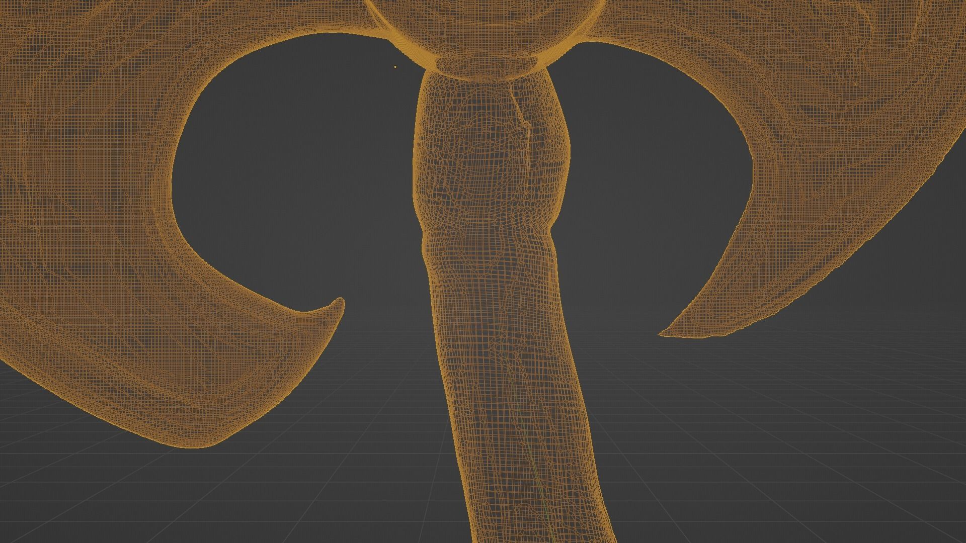 3d printable axe stylized  3D print model_22