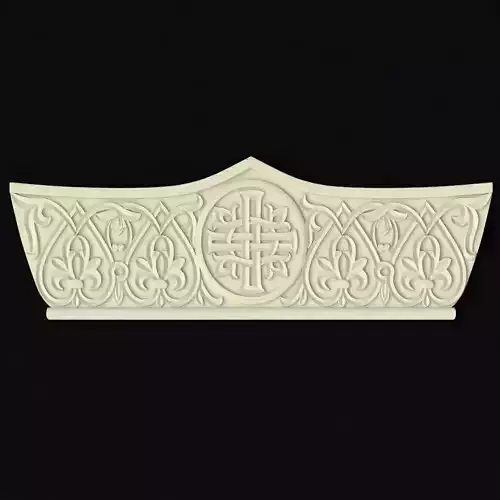 Central decor ornament for furniture