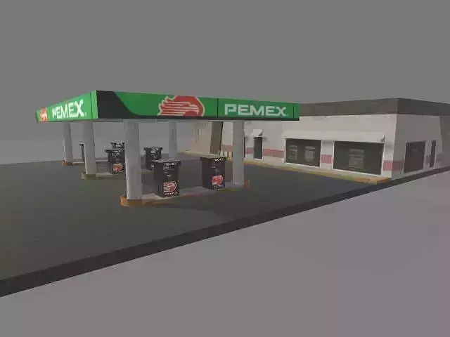 Mexican gas station
