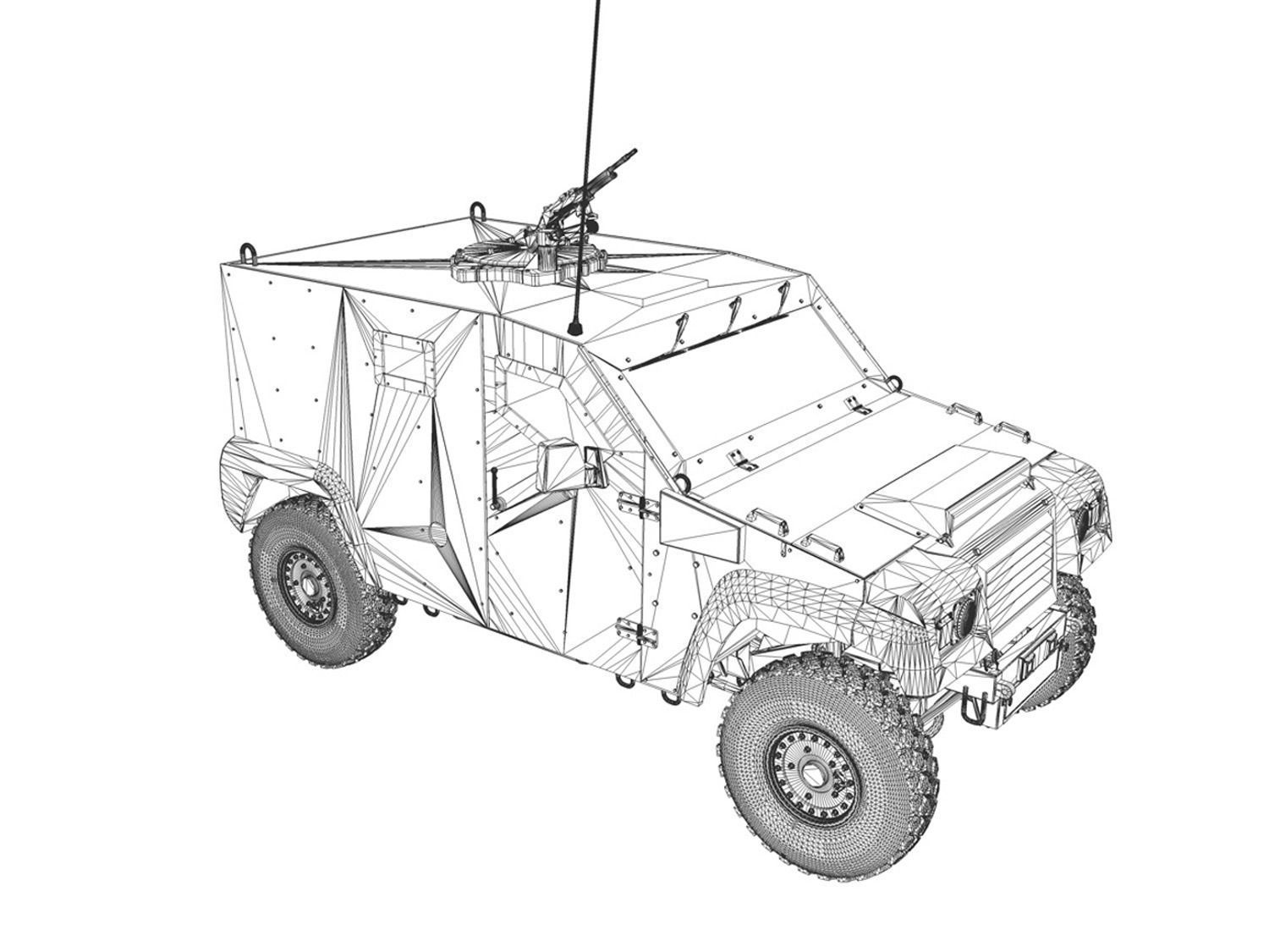 Auverland Panhard PVP - French Army 3D model_13
