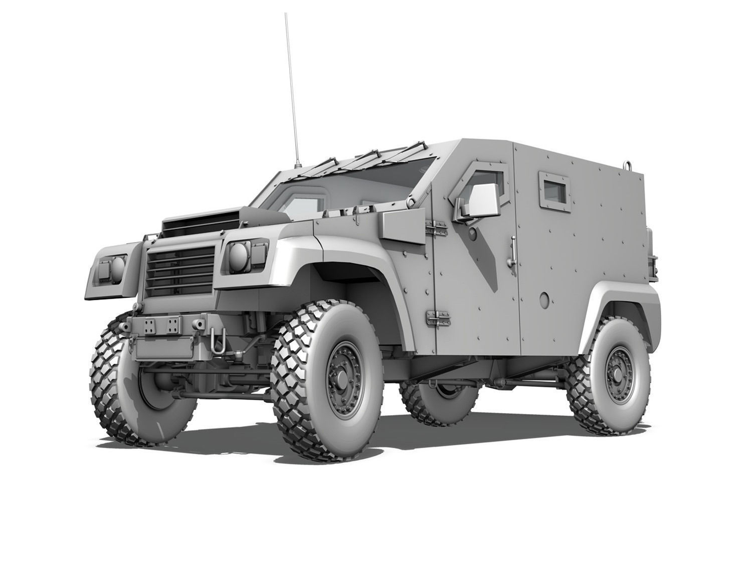 Auverland Panhard PVP - French Army 3D model_12