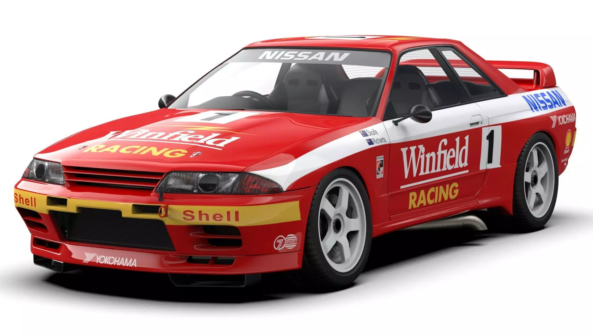Nissan Skyline GTR R32 Winfield Racing 3D model
