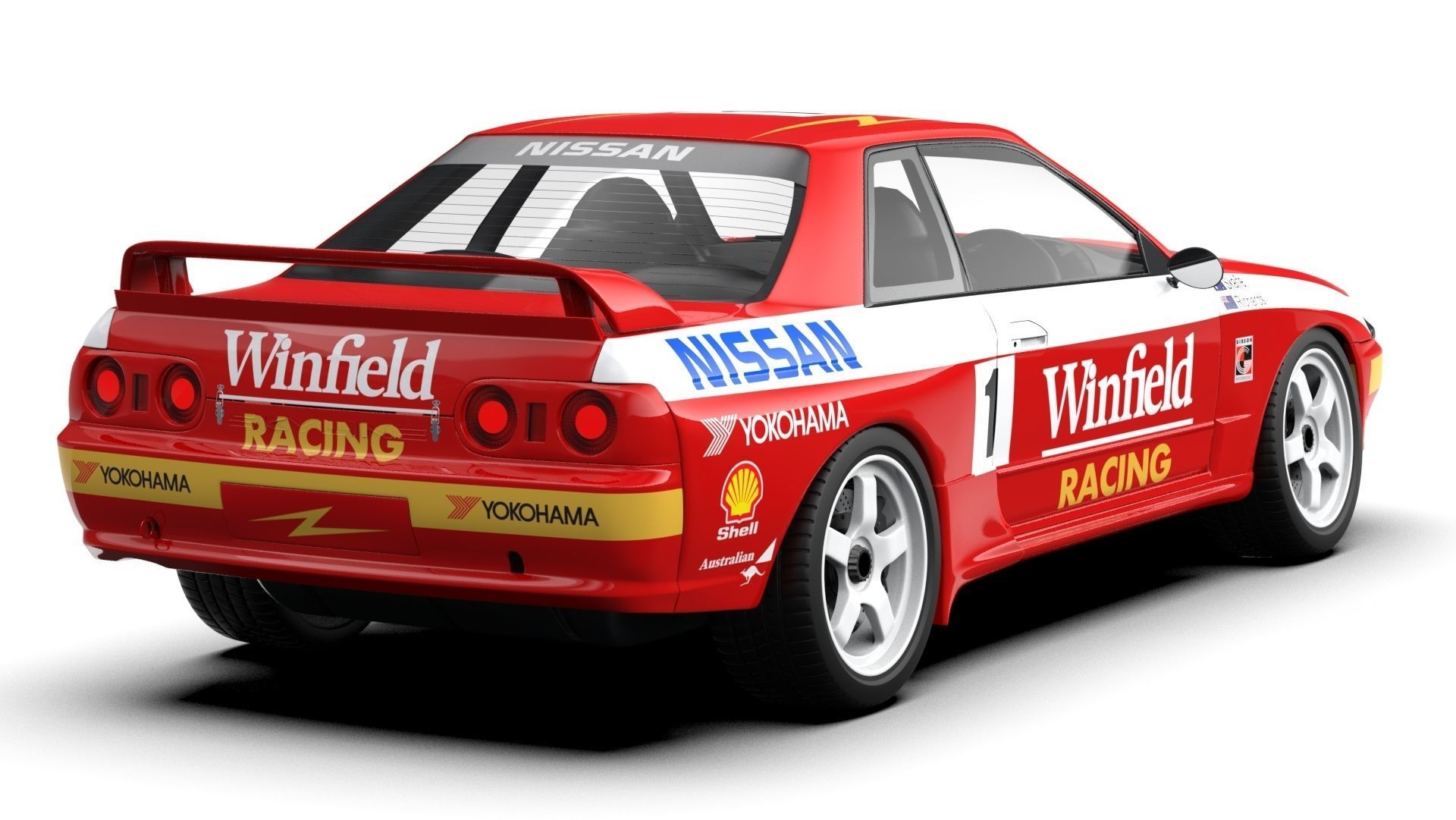 Nissan Skyline GTR R32 Winfield Racing 3D model | CGTrader