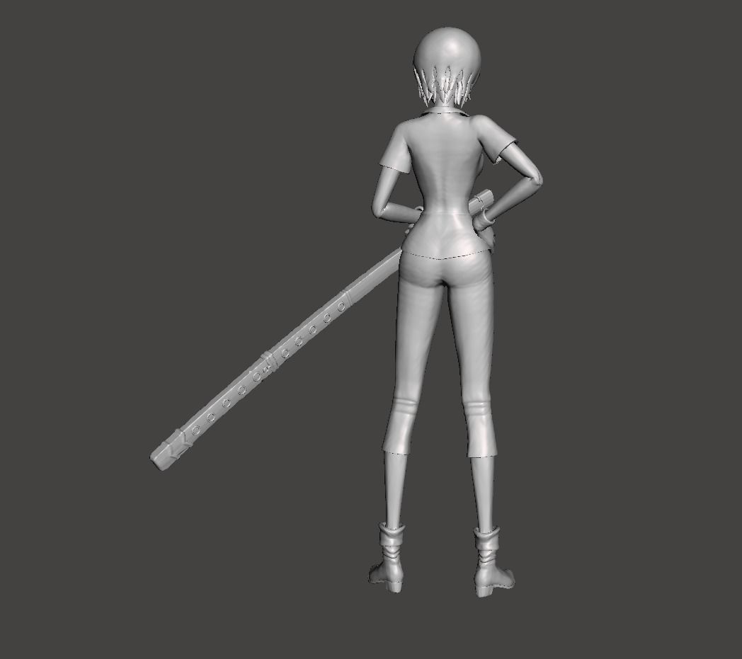 Tashigi 3D Model 3D print model_2