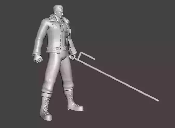 Vice Admiral Smoker 3D Model 3D print model