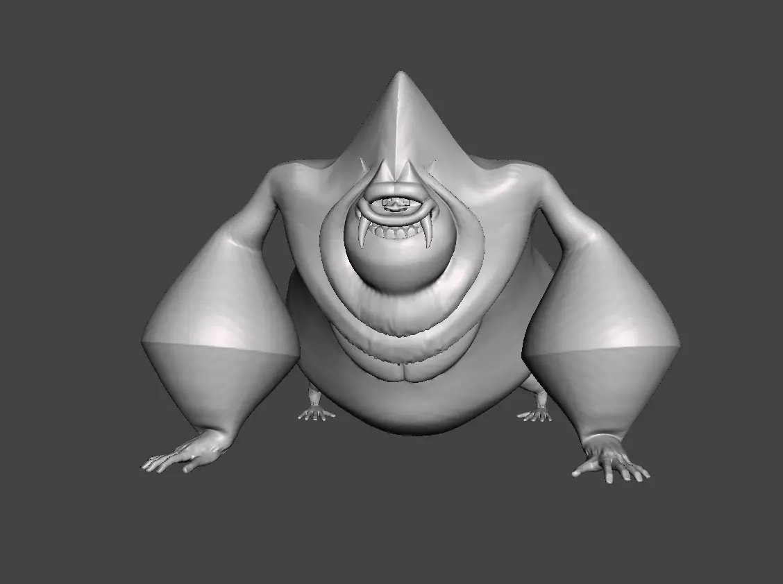 Giant Ape one piece 3D Model 3D print model_0