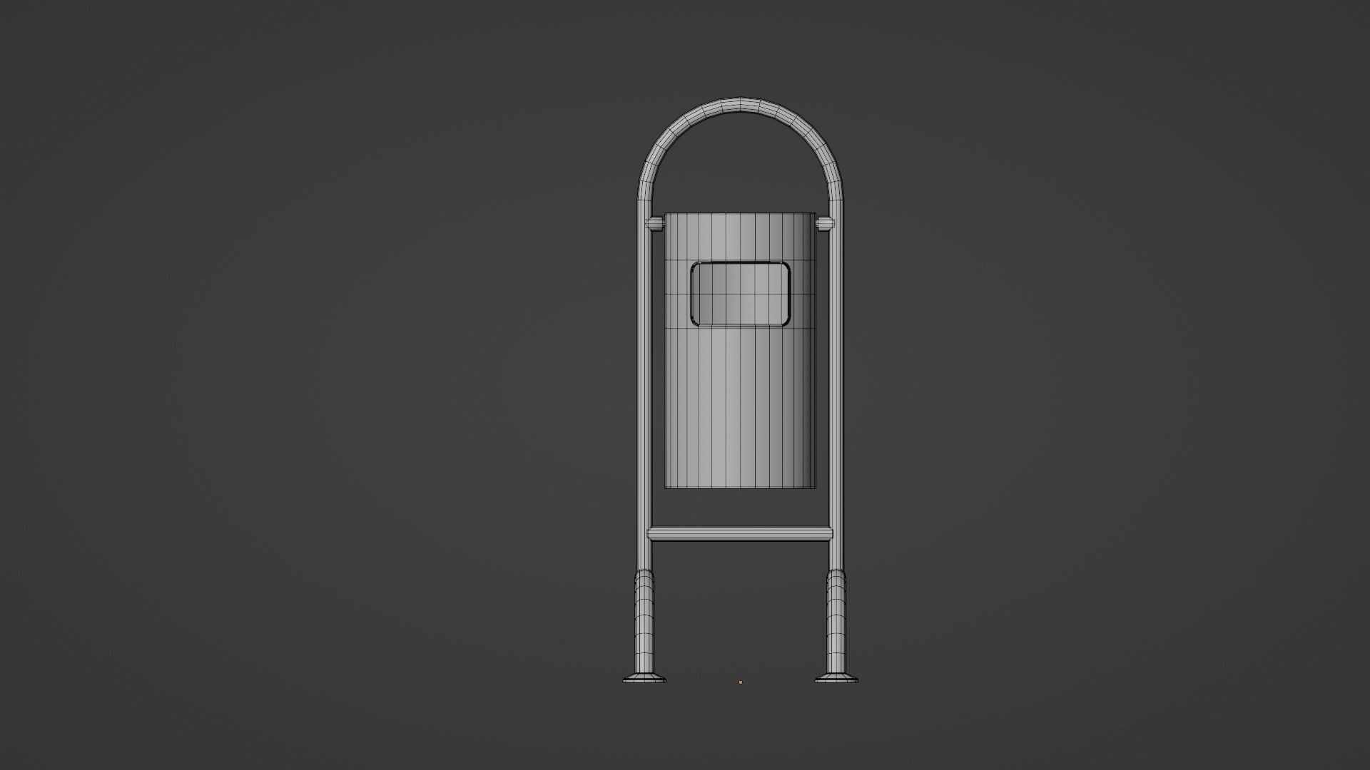 Bin Trash Box Rubbish Bin 3D model Low-poly 3D model_5