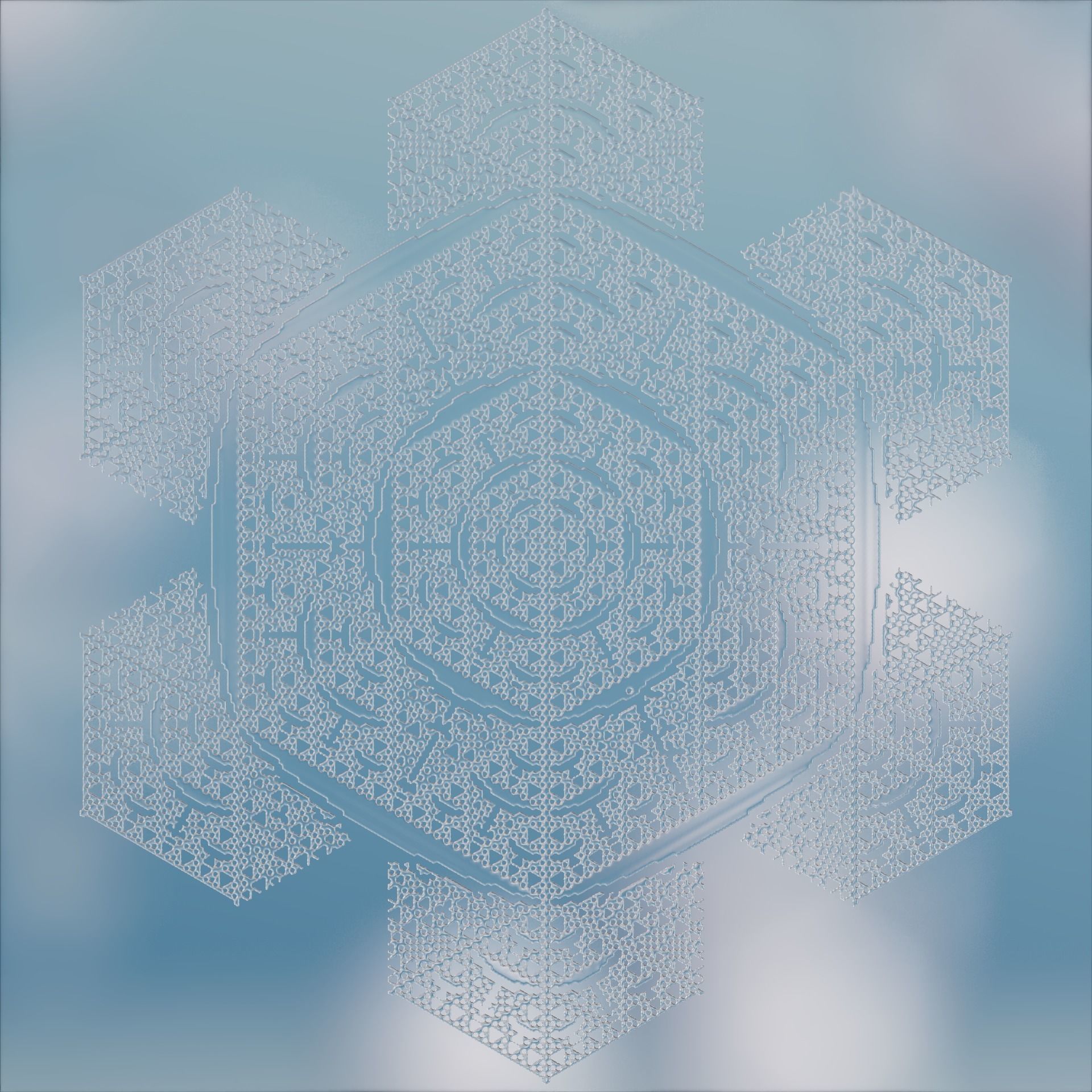 Snowflakes 3D model_47