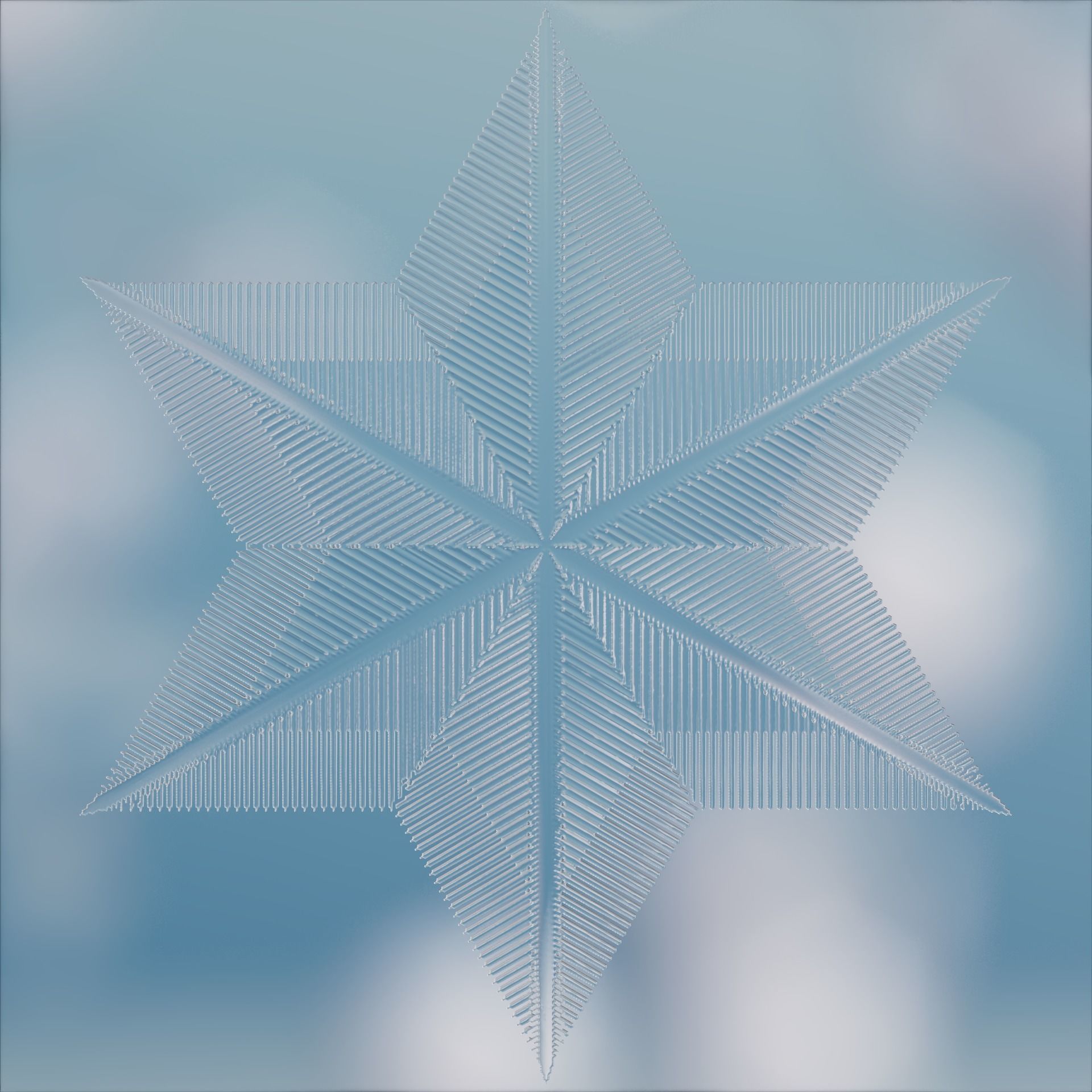 Snowflakes 3D model_43