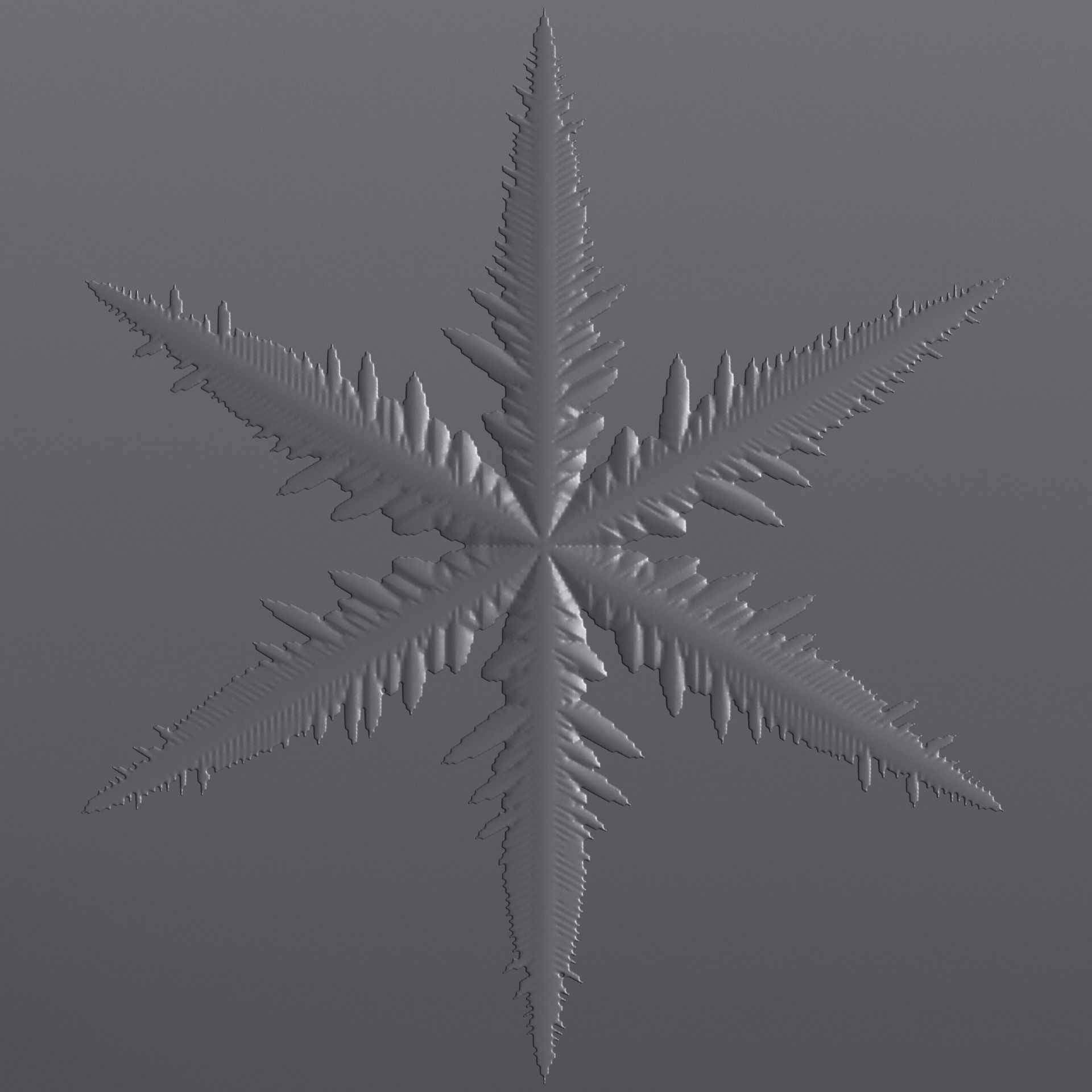 Snowflakes 3D model_105