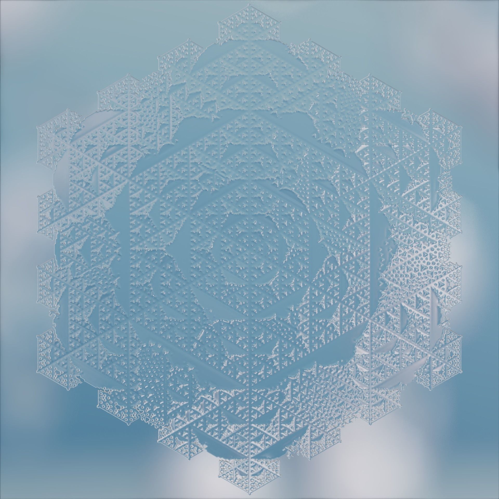 Snowflakes 3D model_45