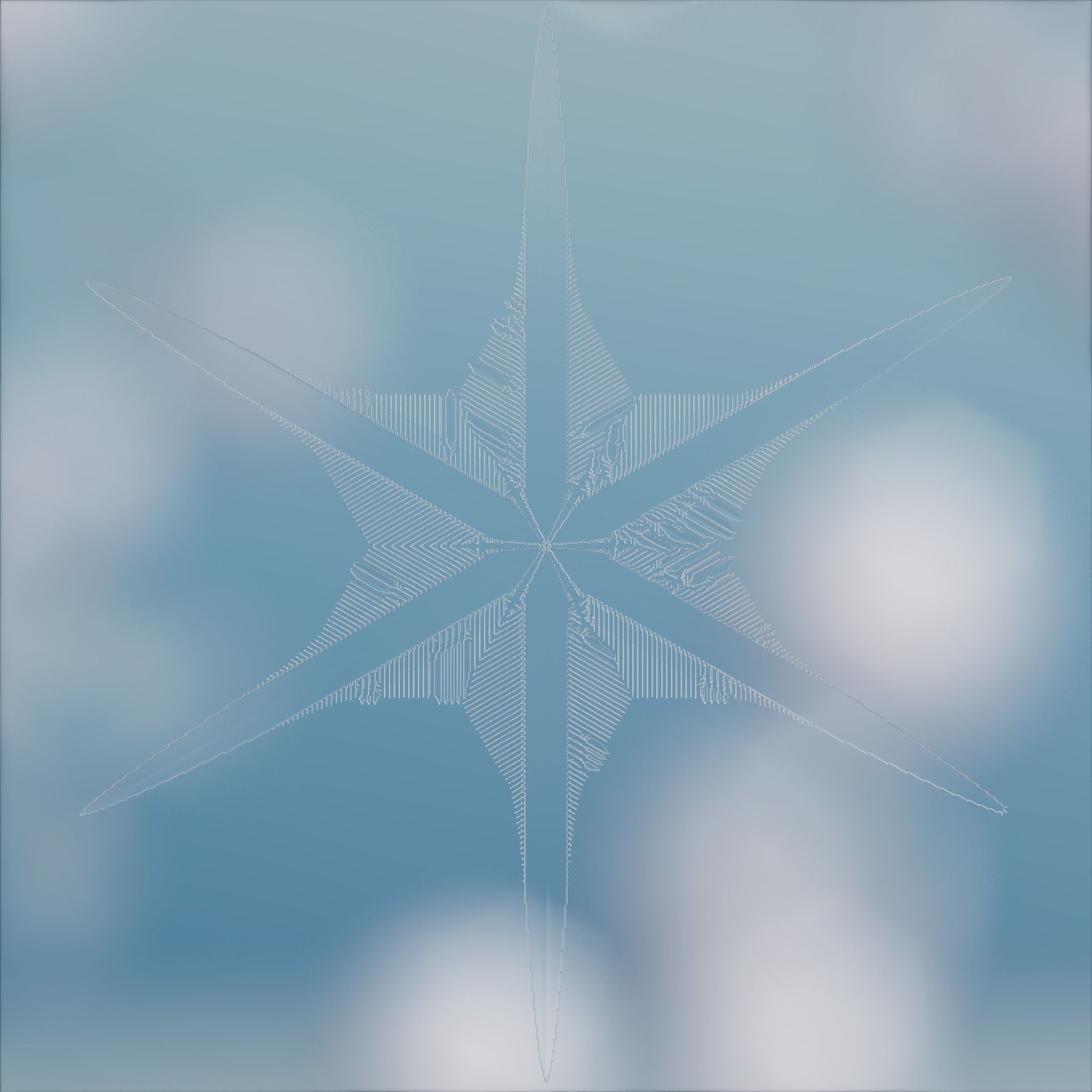 Snowflakes 3D model_42