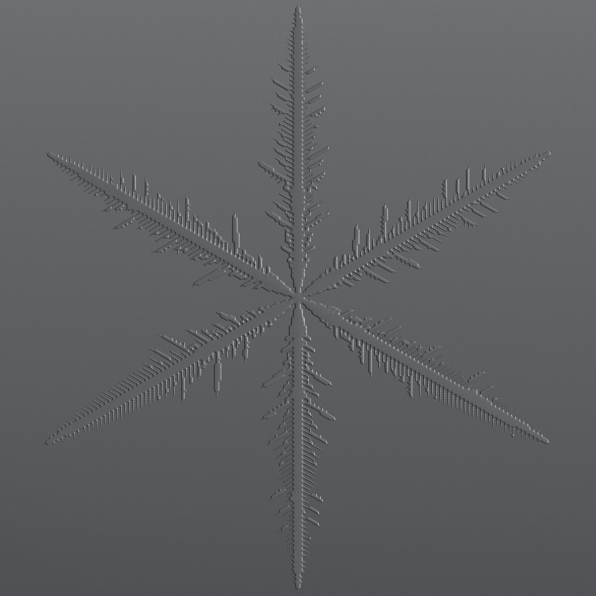 Snowflakes 3D model_104