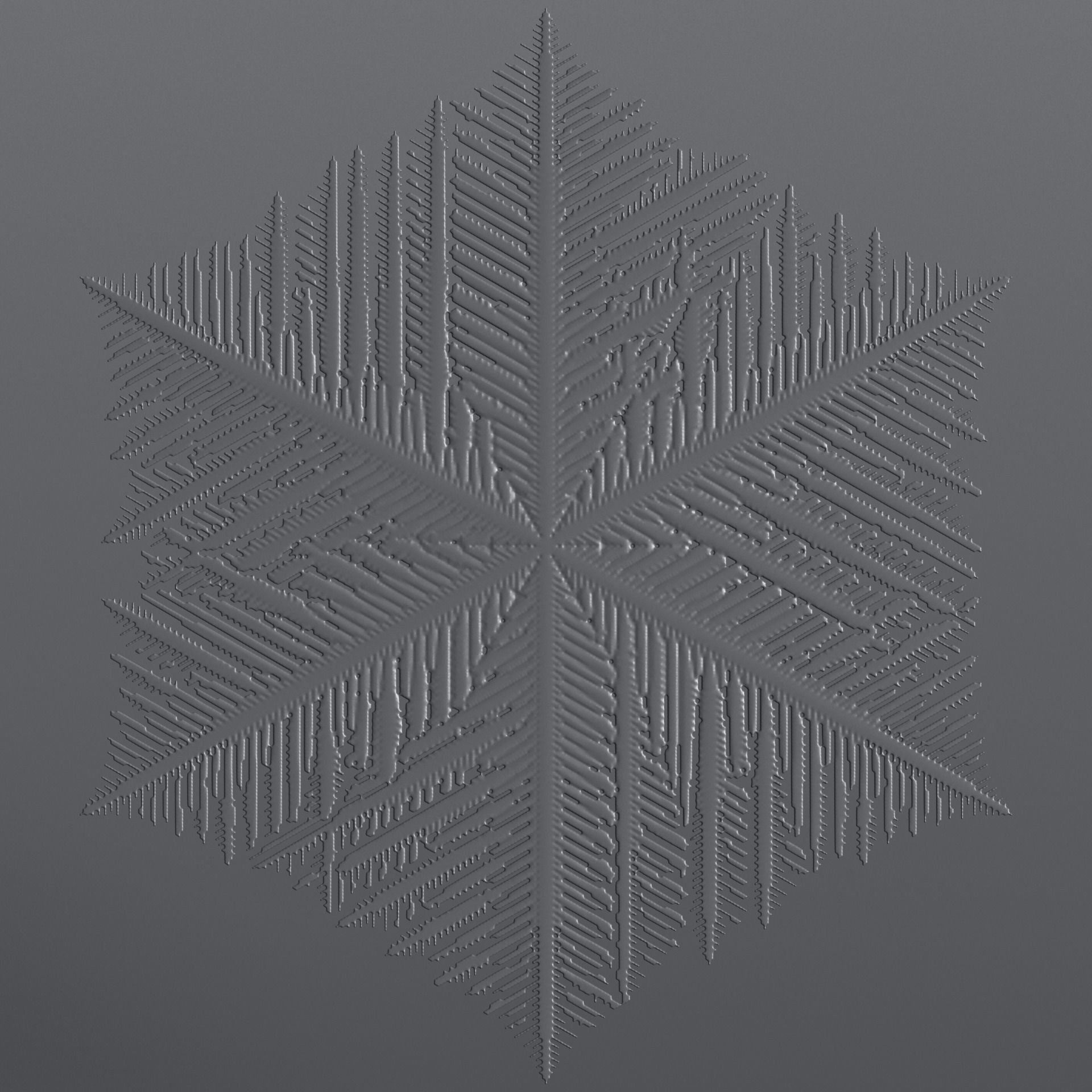 Snowflakes 3D model_132