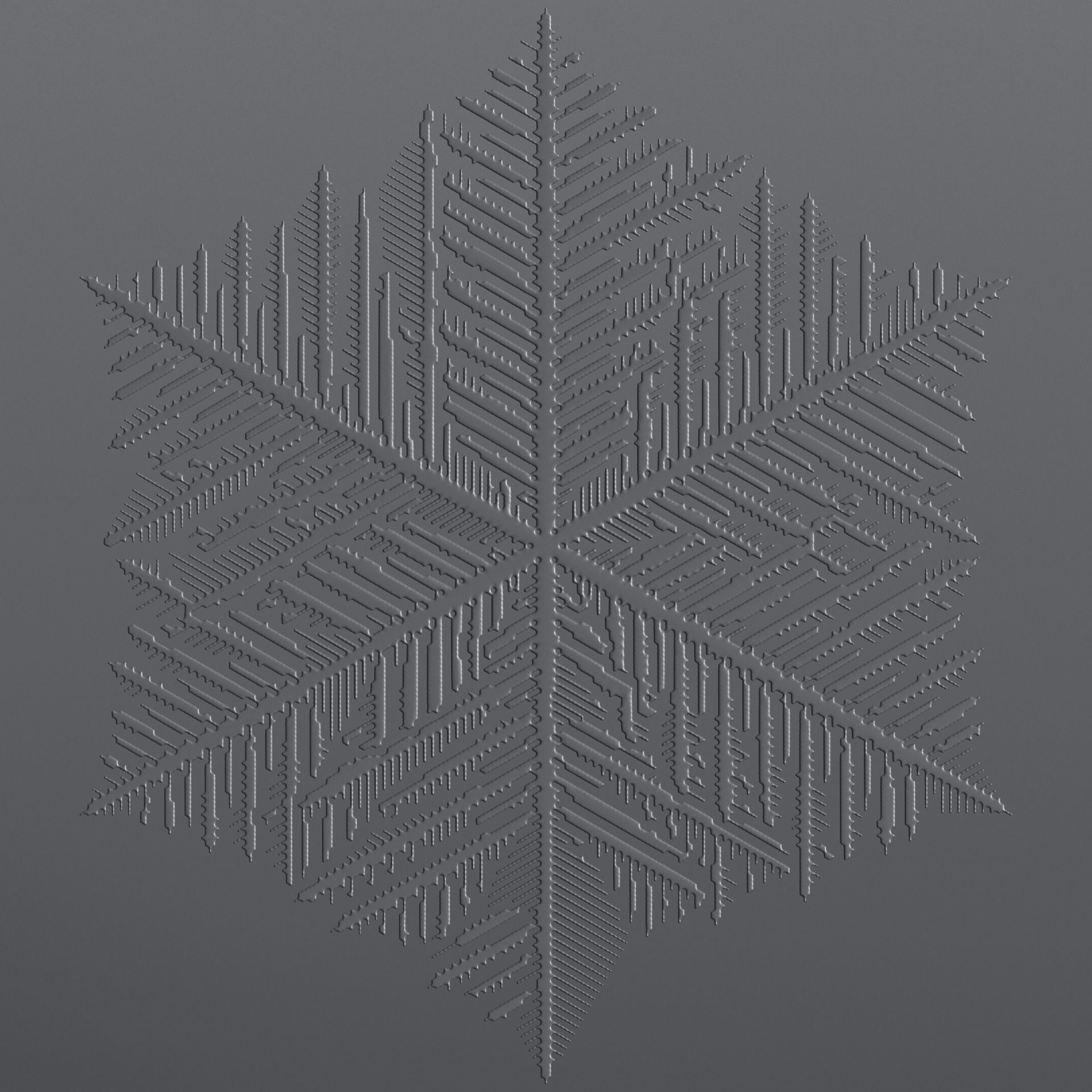 Snowflakes 3D model_130