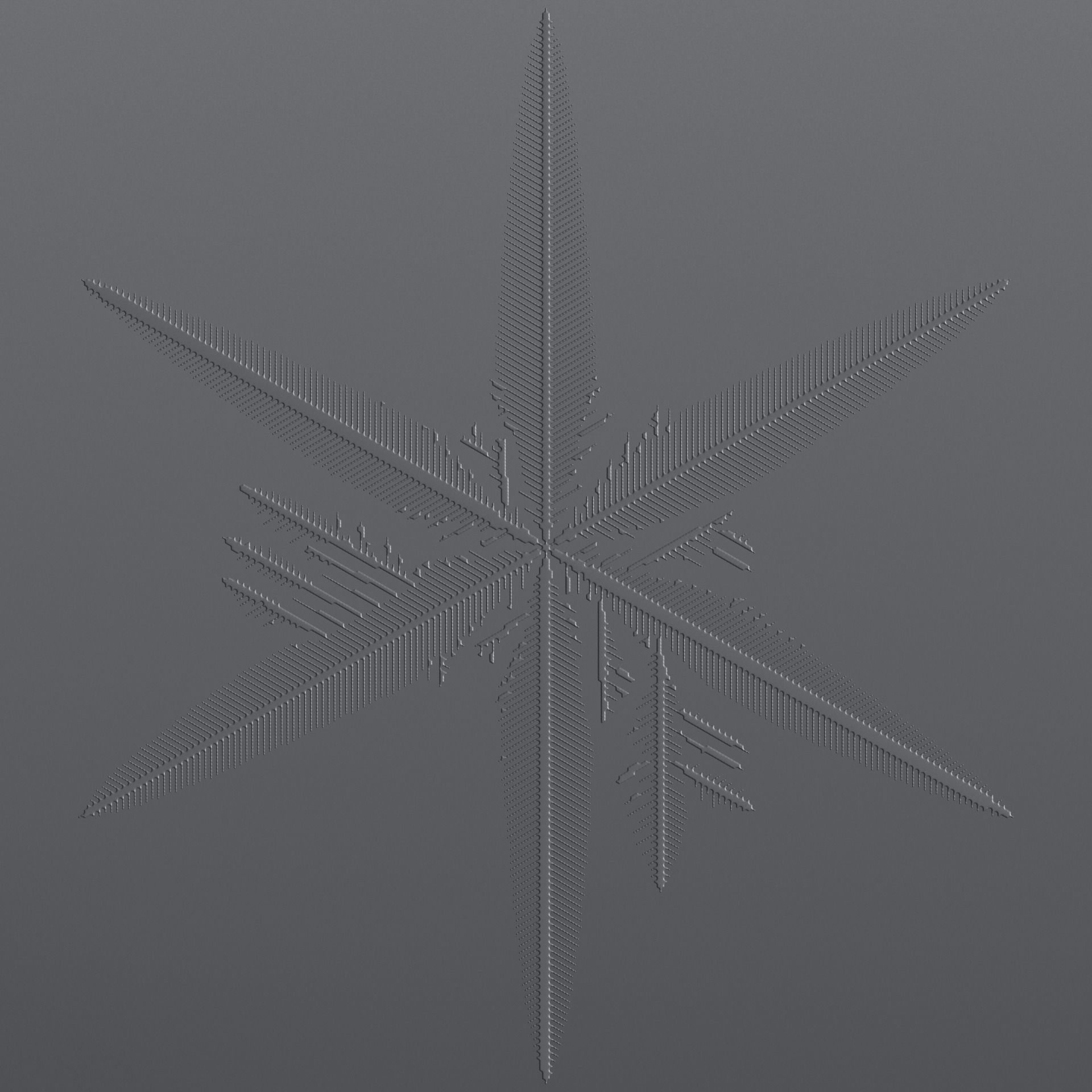 Snowflakes 3D model_124