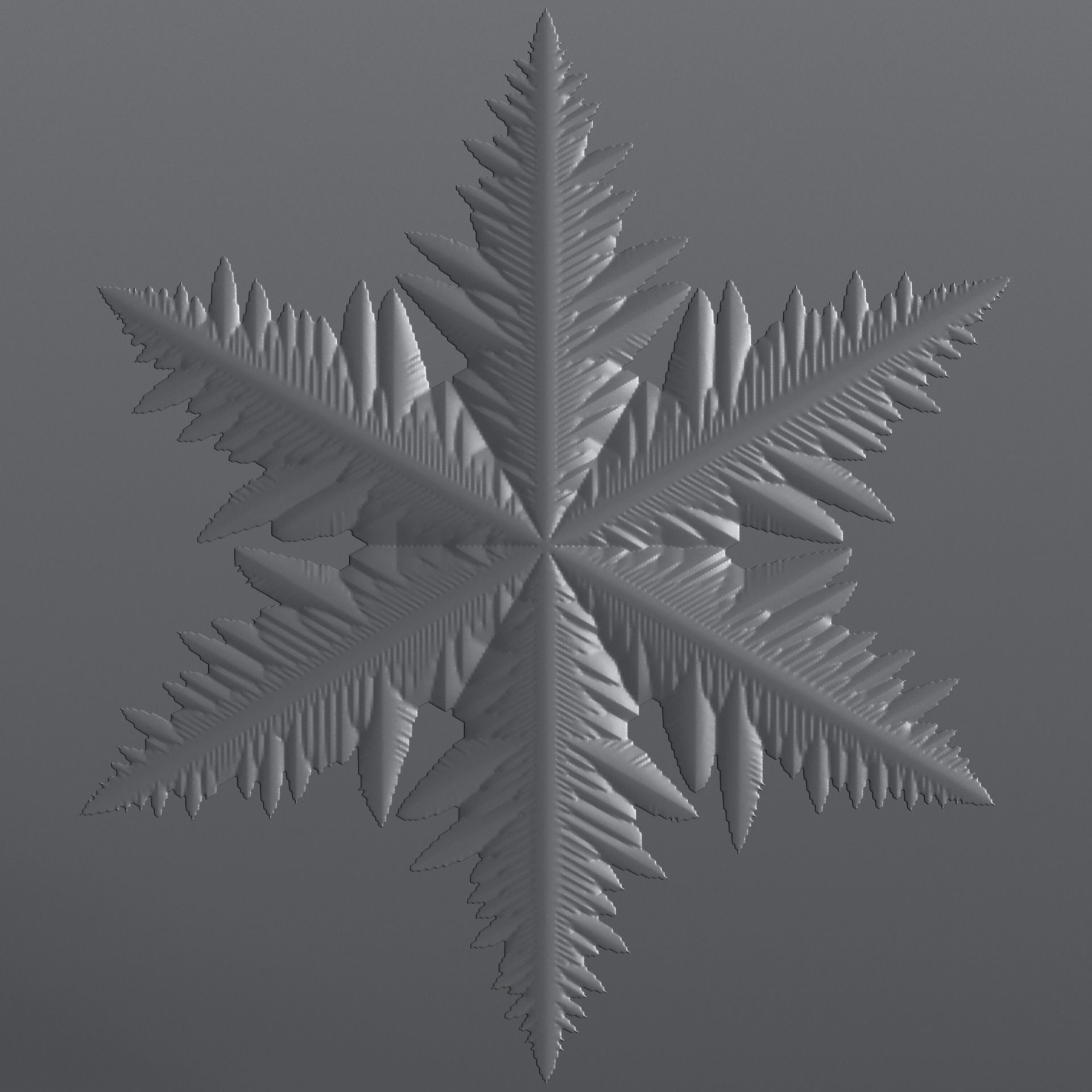 Snowflakes 3D model_107