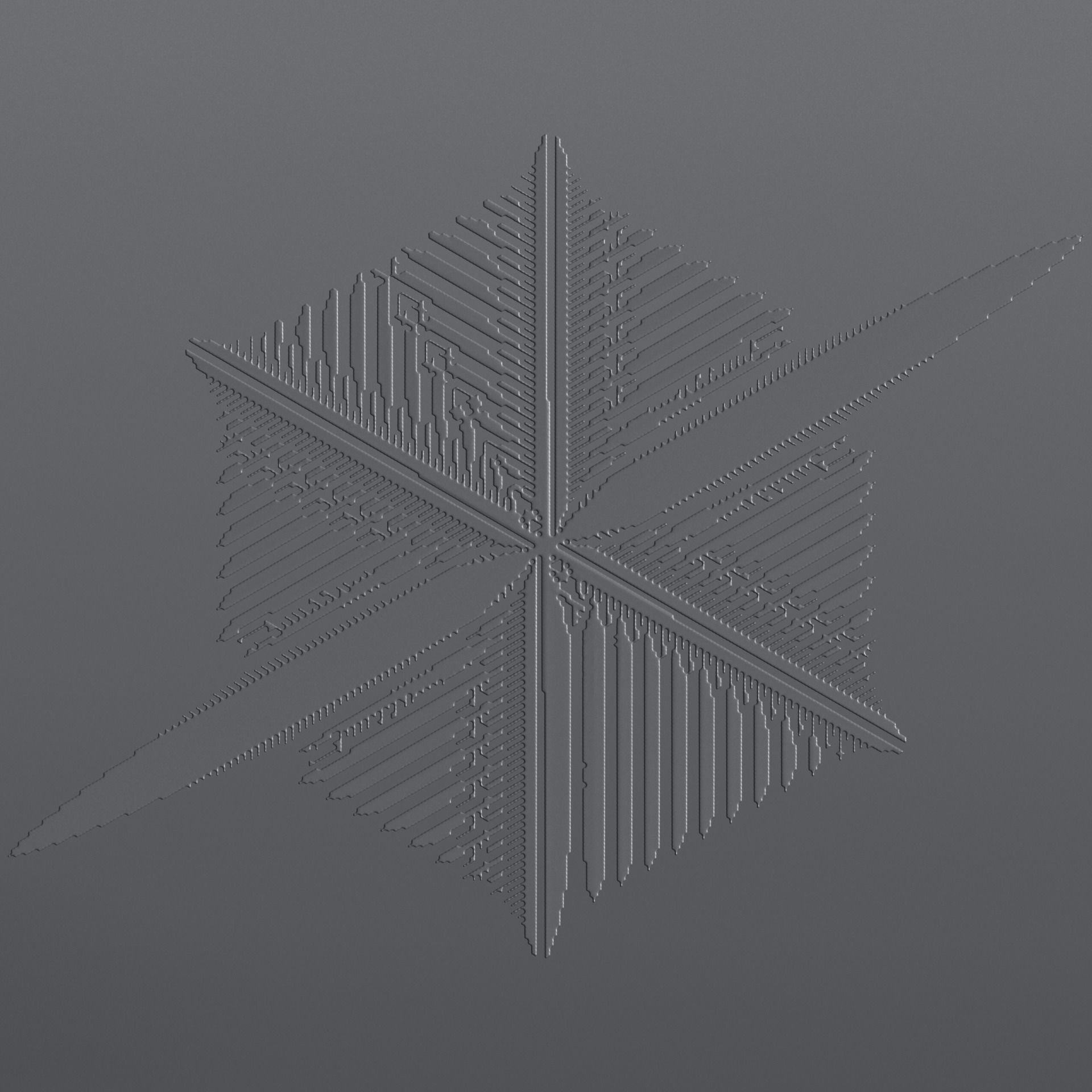 Snowflakes 3D model_135