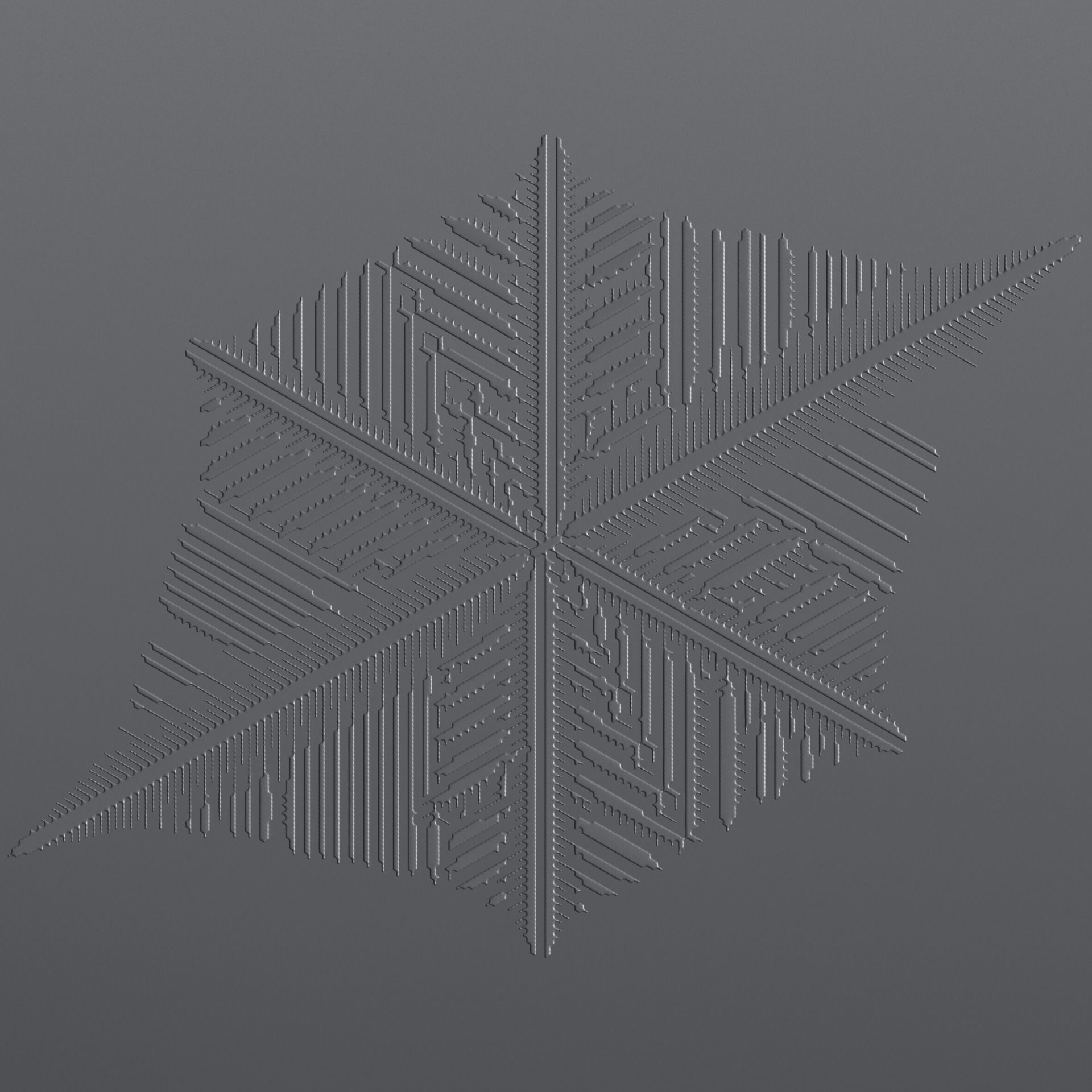 Snowflakes 3D model_133
