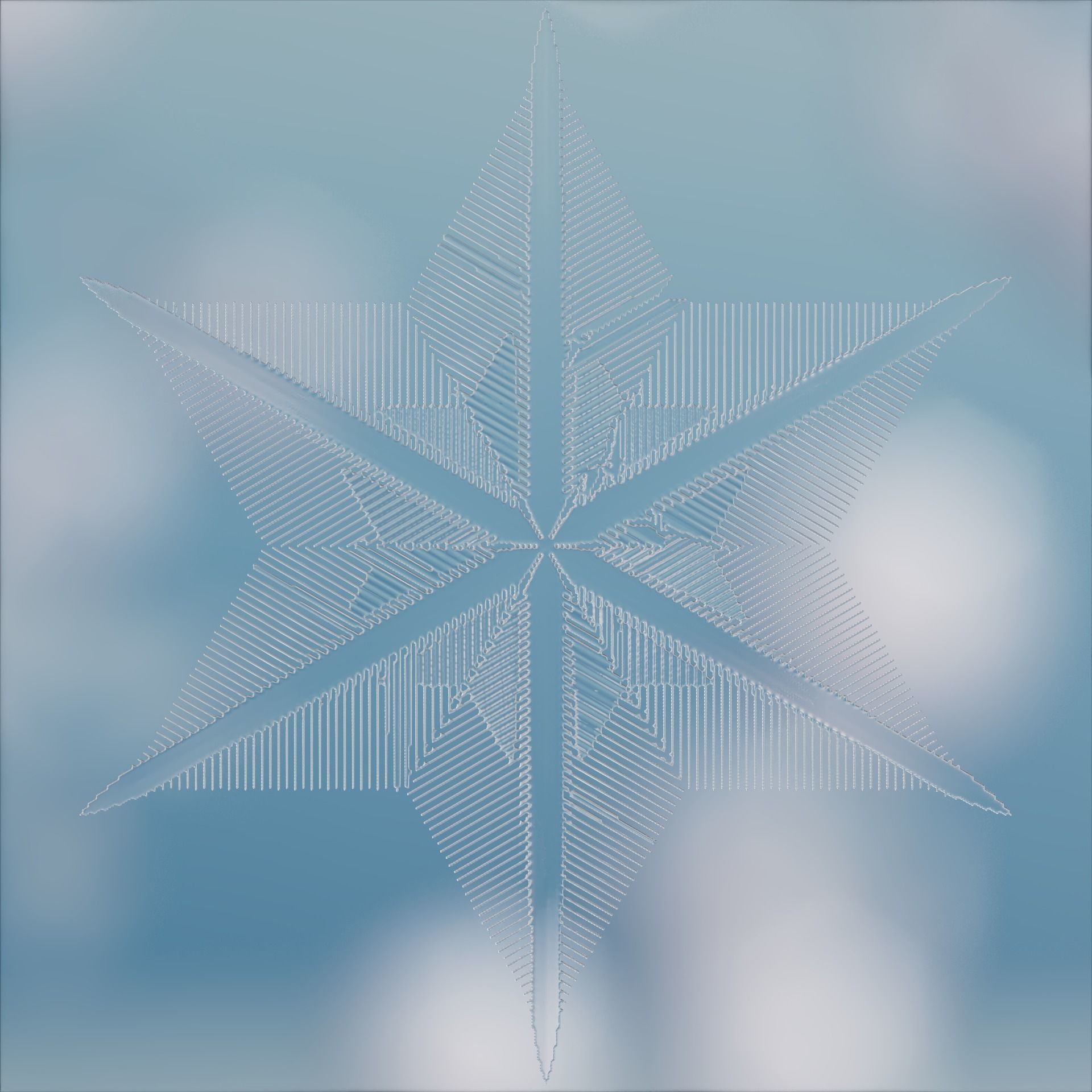 Snowflakes 3D model_46