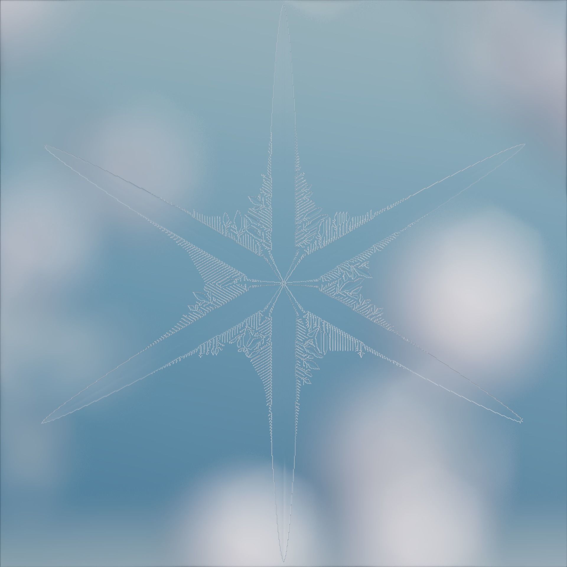 Snowflakes 3D model_41
