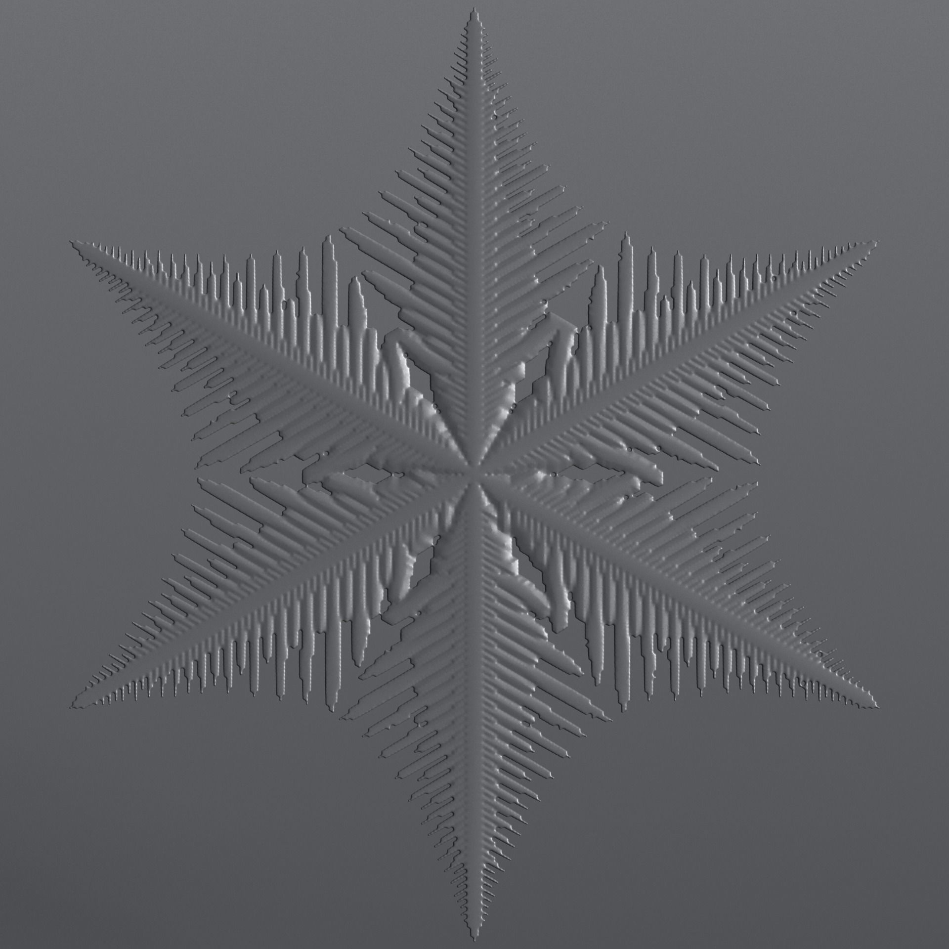 Snowflakes 3D model_122