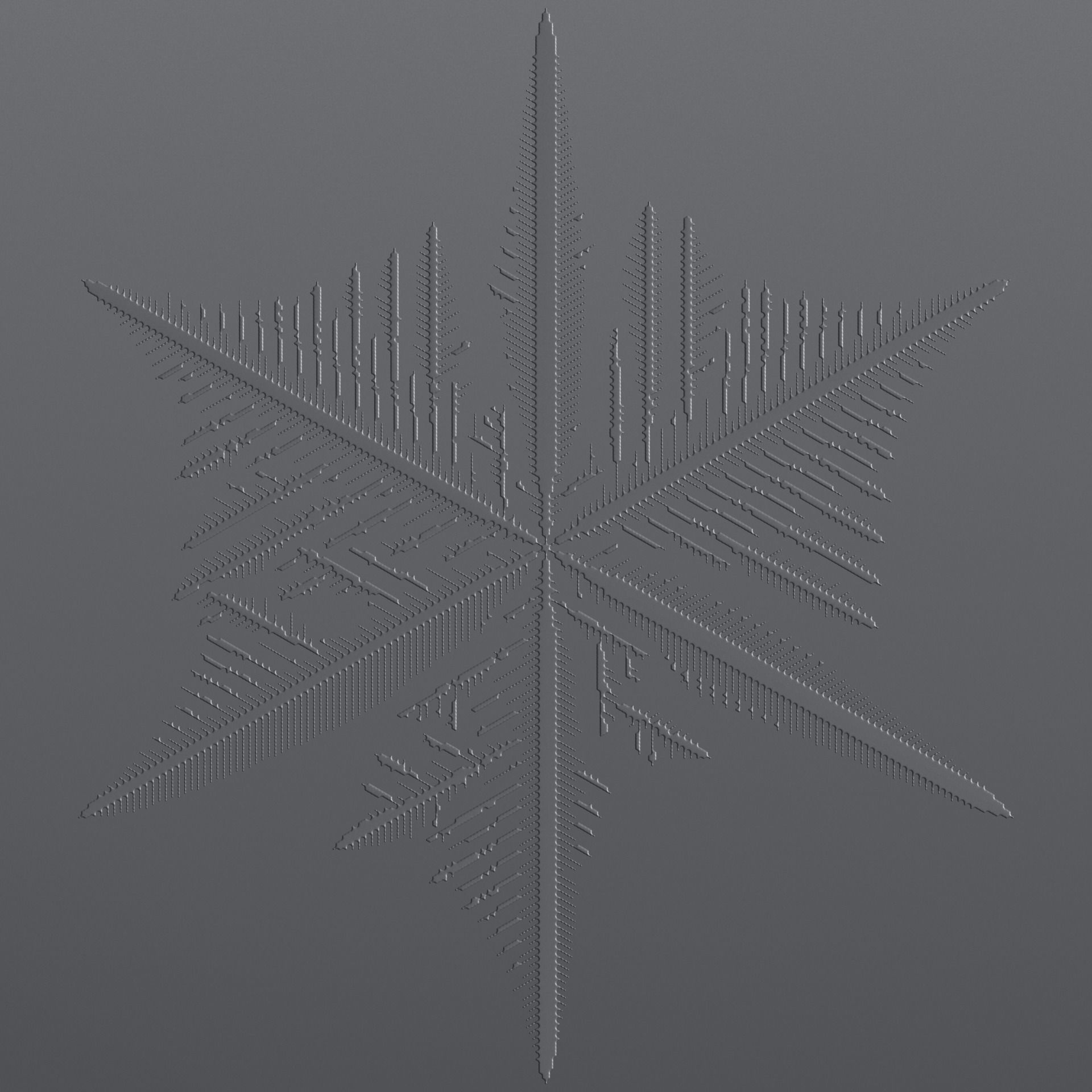 Snowflakes 3D model_123