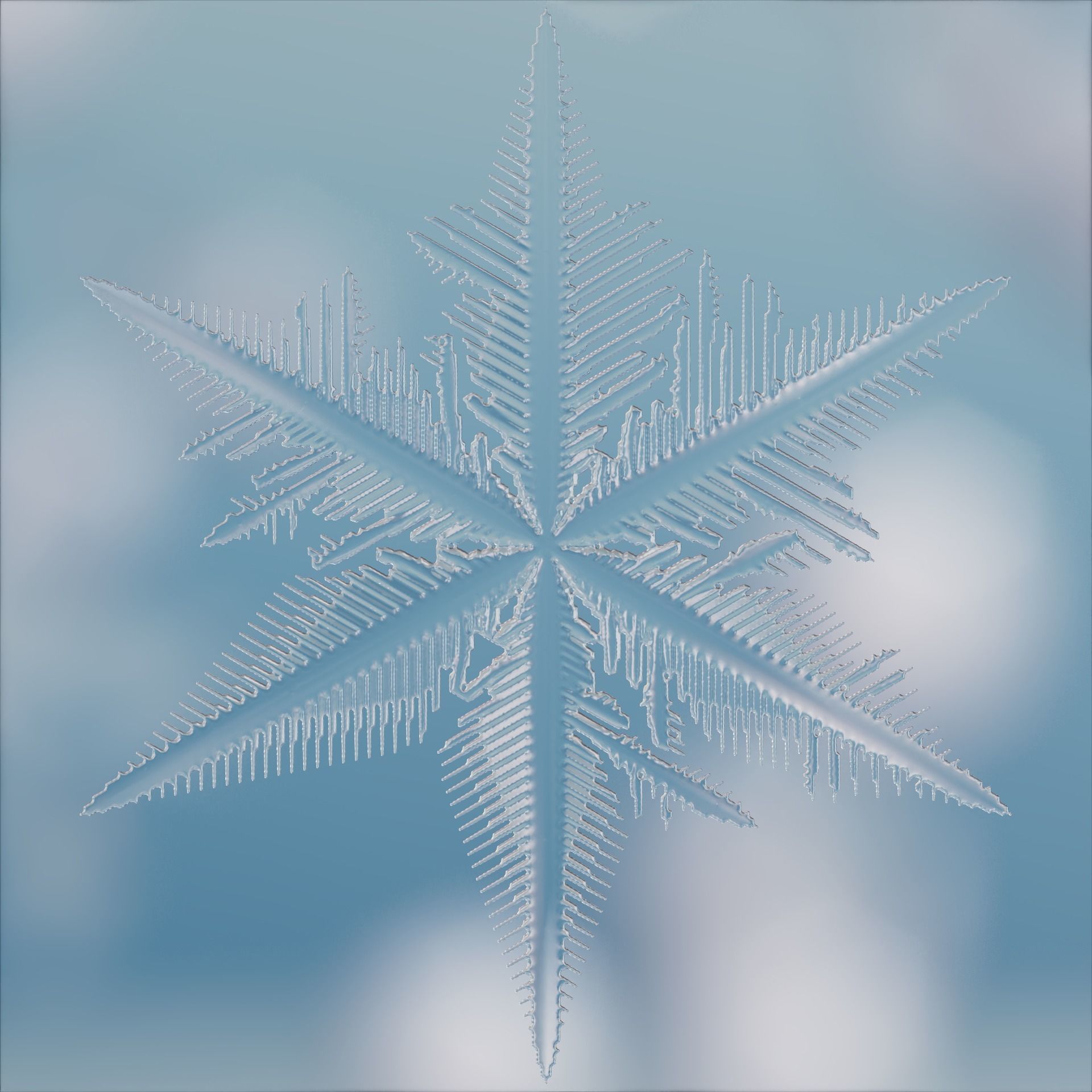 Snowflakes 3D model_30