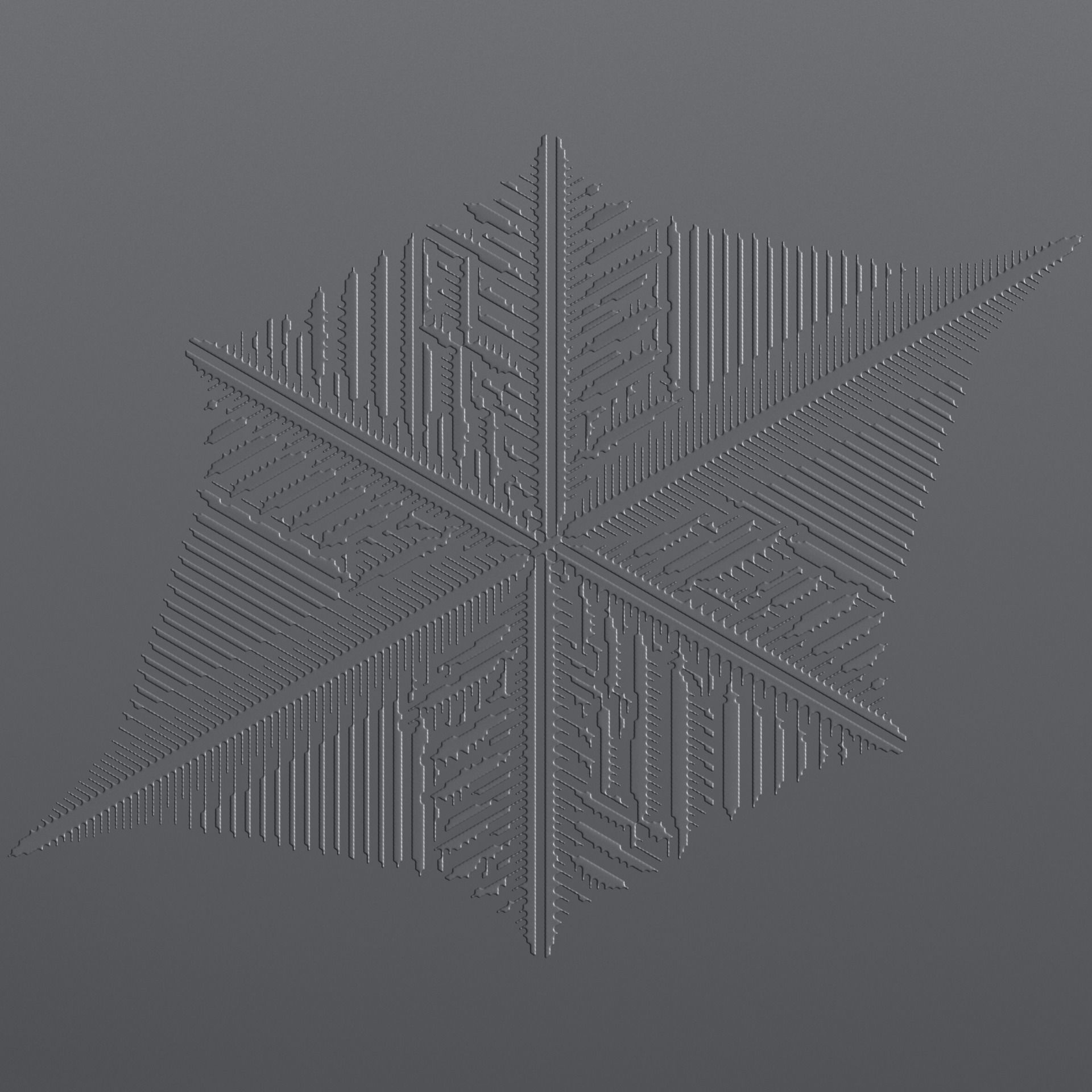 Snowflakes 3D model_134
