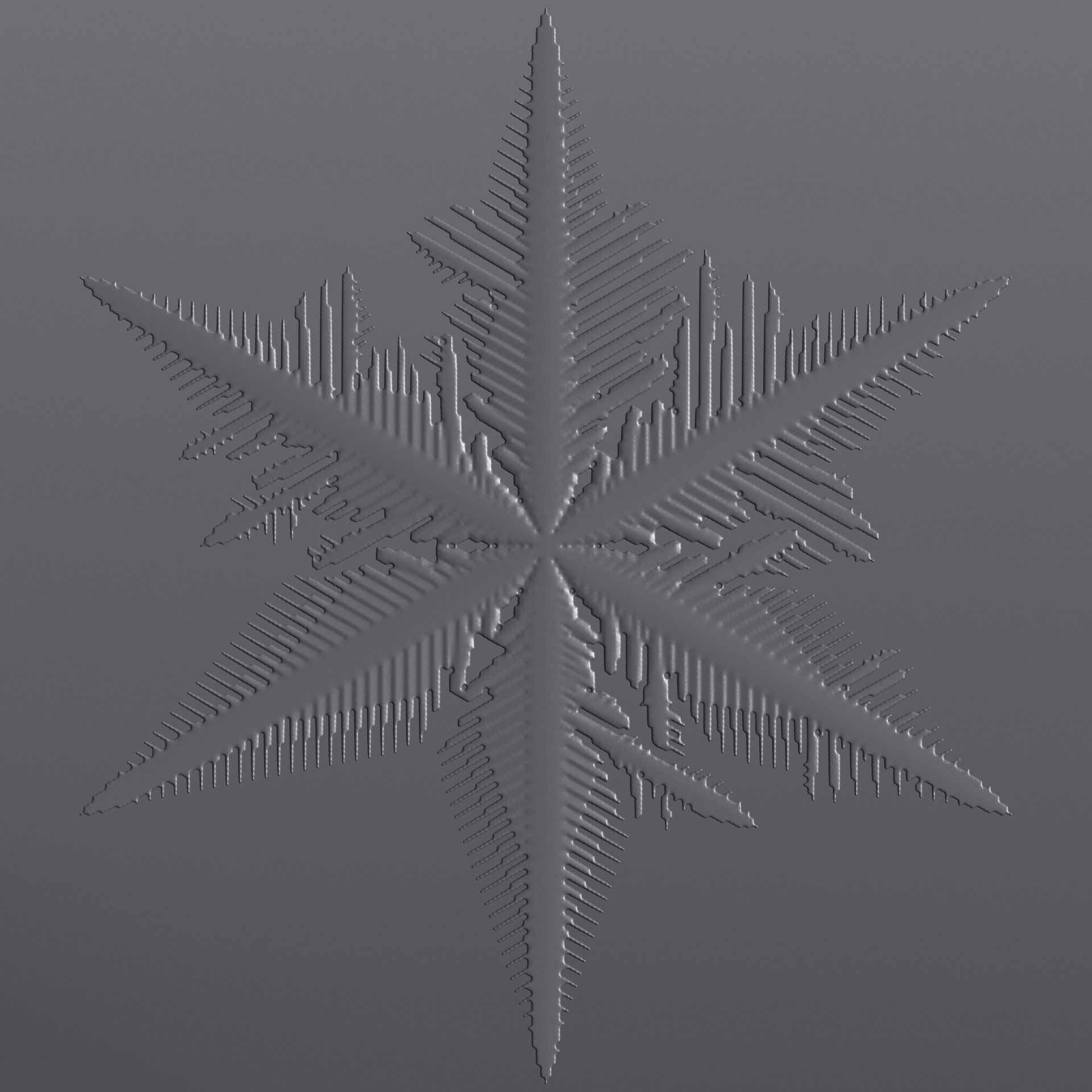 Snowflakes 3D model_127